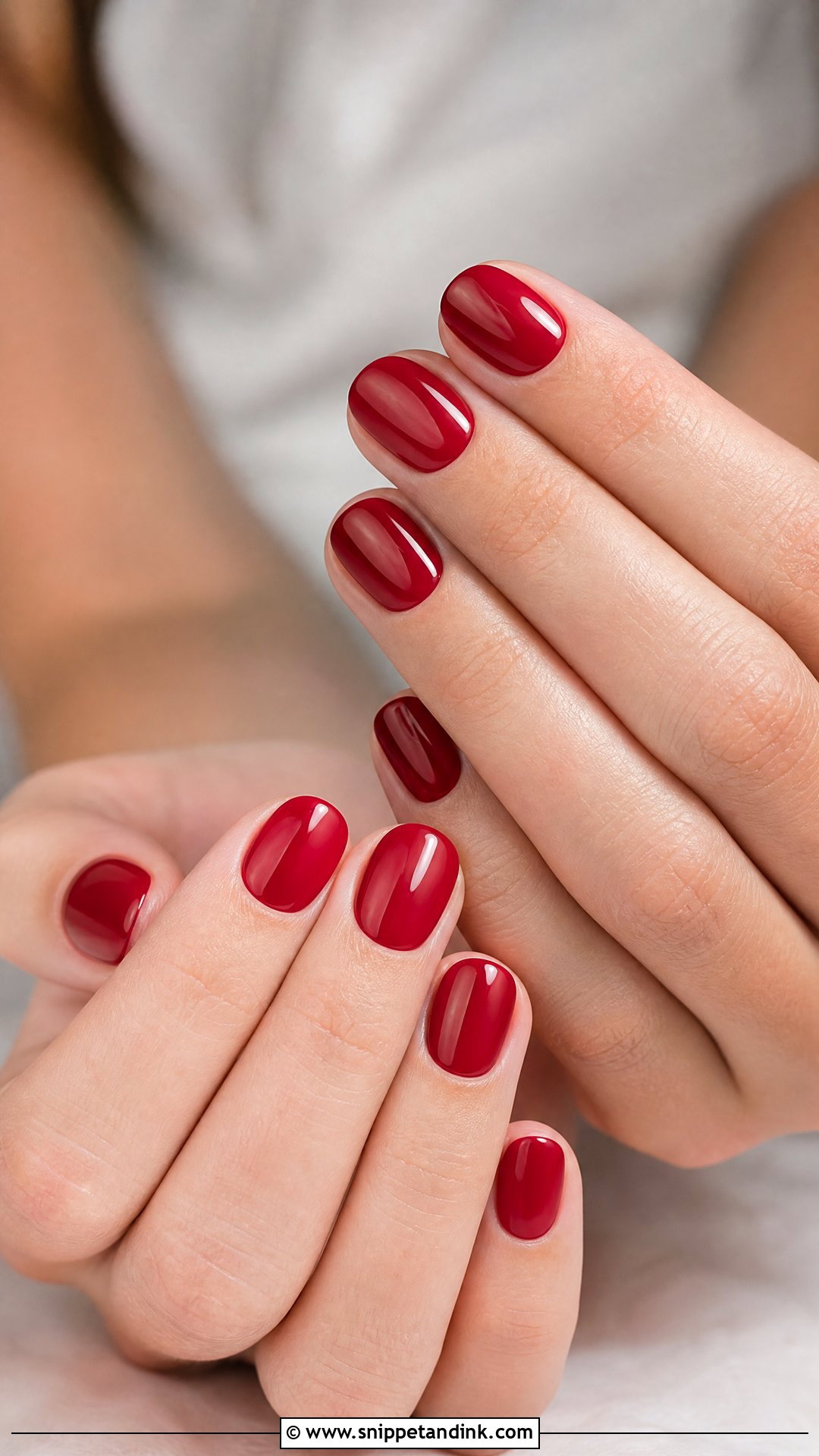 Classic Red Bridesmaid Nails - Snippet and Ink - 25 Elegant Bridesmaid Wedding Nails