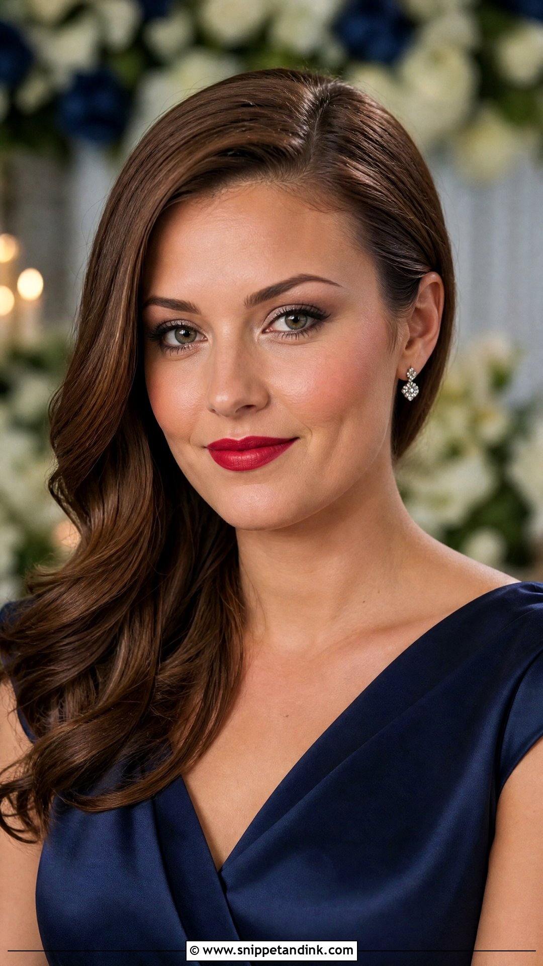 Classic Red Lip Bridesmaid Makeup - Snippet and Ink - 20 Makeup Ideas for Wedding Bridesmaid