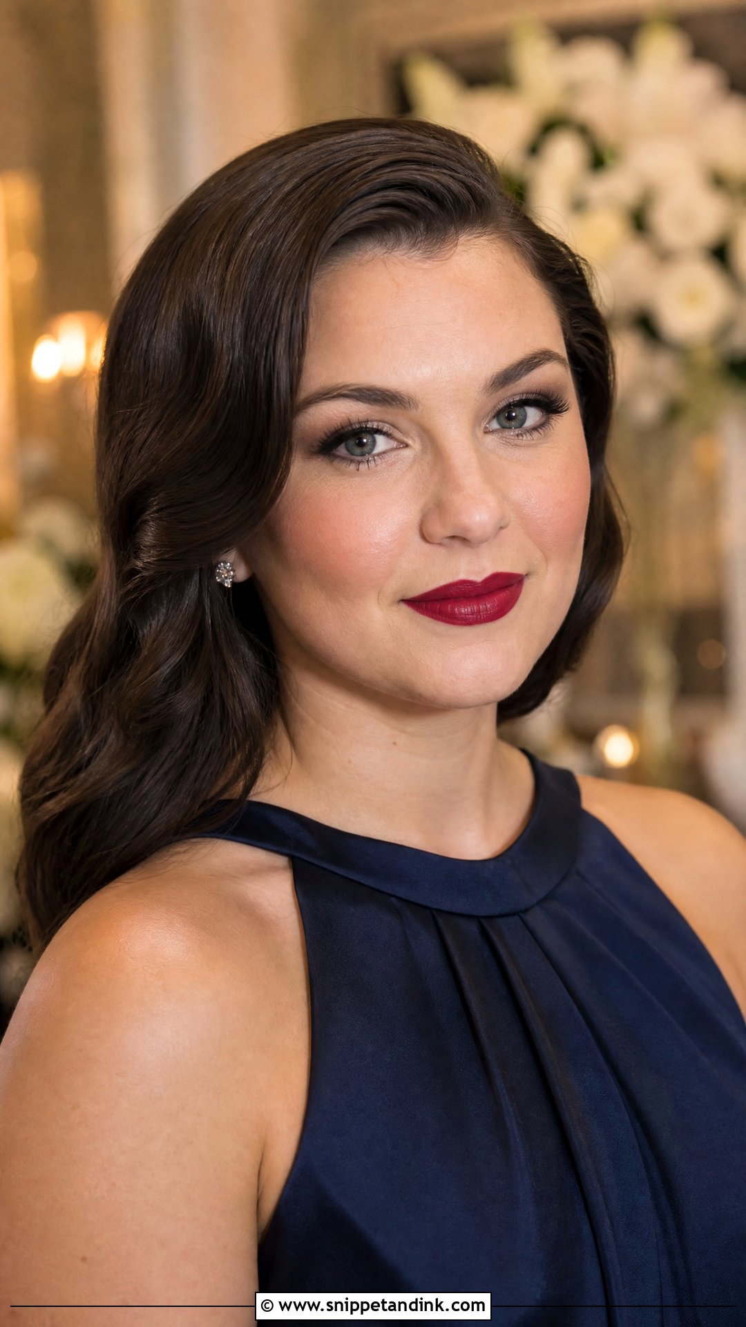 Classic Red Lip Bridesmaid Makeup - Snippet and Ink - 25 Wedding Bridesmaid Makeup Ideas