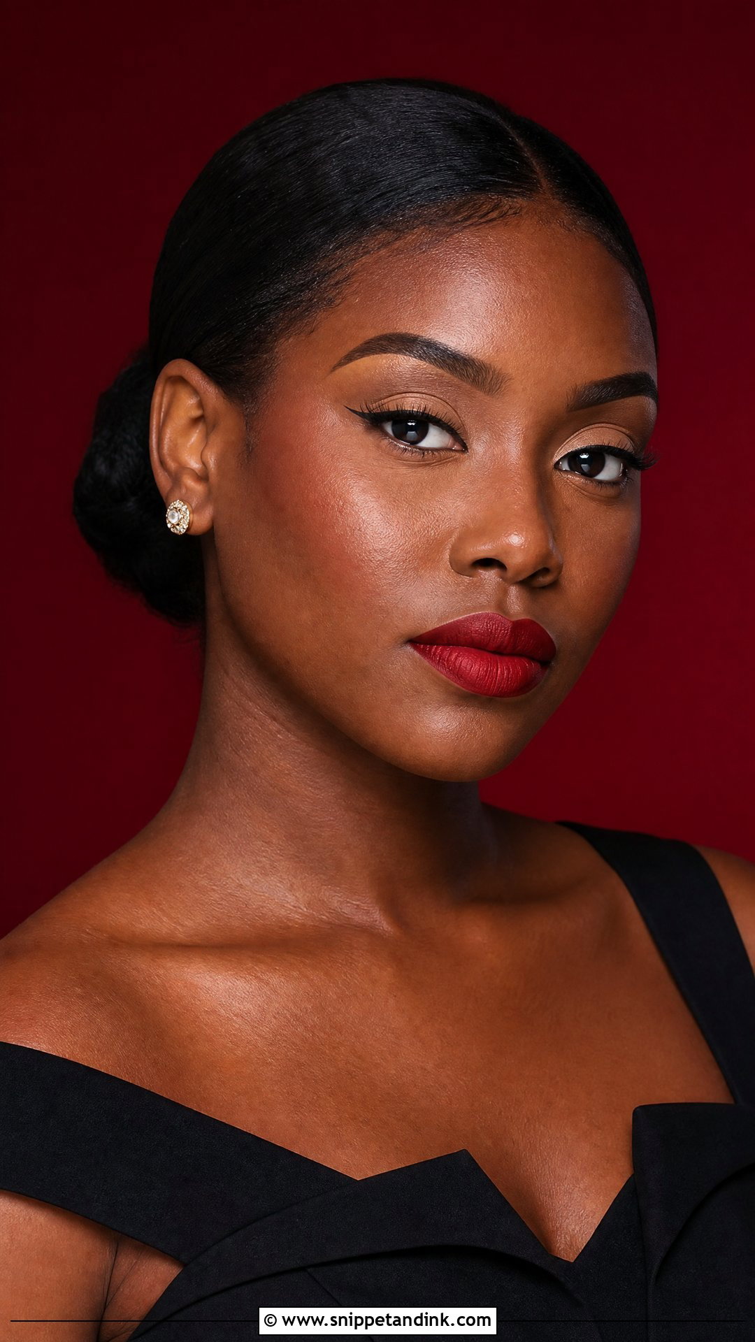 Classic Red Lip Bridesmaid Palette - Snippet and Ink - 20 Bridesmaid Palette Ideas