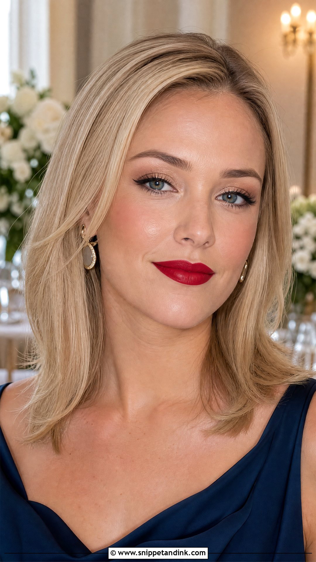 Classic Red Lip Wedding Guest Makeup - Snippet and Ink - 20 Wedding Guest Makeup Red Lips