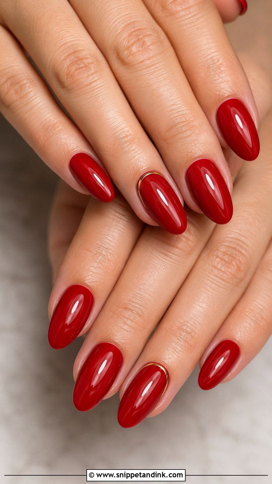 Classic Red Wedding Anniversary Nails - Snippet and Ink - 20 Wedding Anniversary Nails