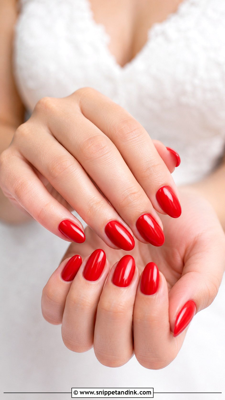 Classic Red Wedding Nails - Snippet and Ink - 20 Red Wedding Nails for Bride