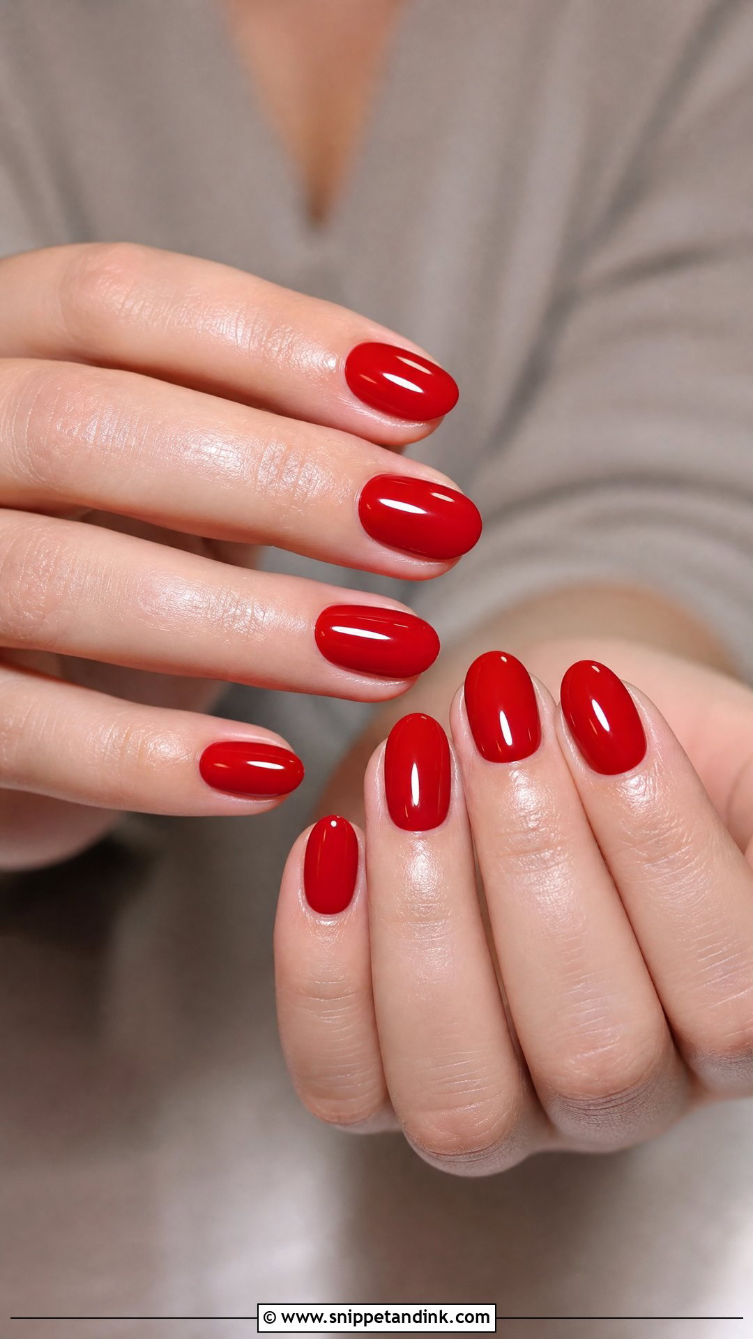 Classic Red Wedding Nails - Snippet and Ink - 25 Elegant Red Wedding Nail Art Ideas