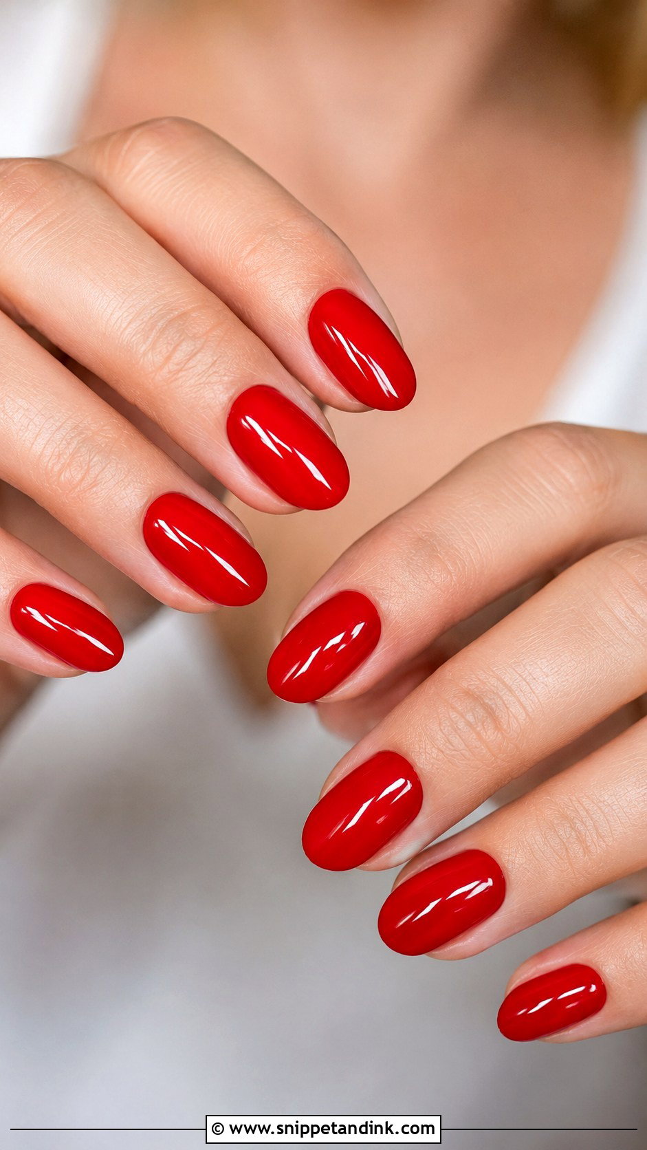 Classic Red Wedding Nails - Snippet and Ink - 20 Classy Red Wedding Nail Art Designs
