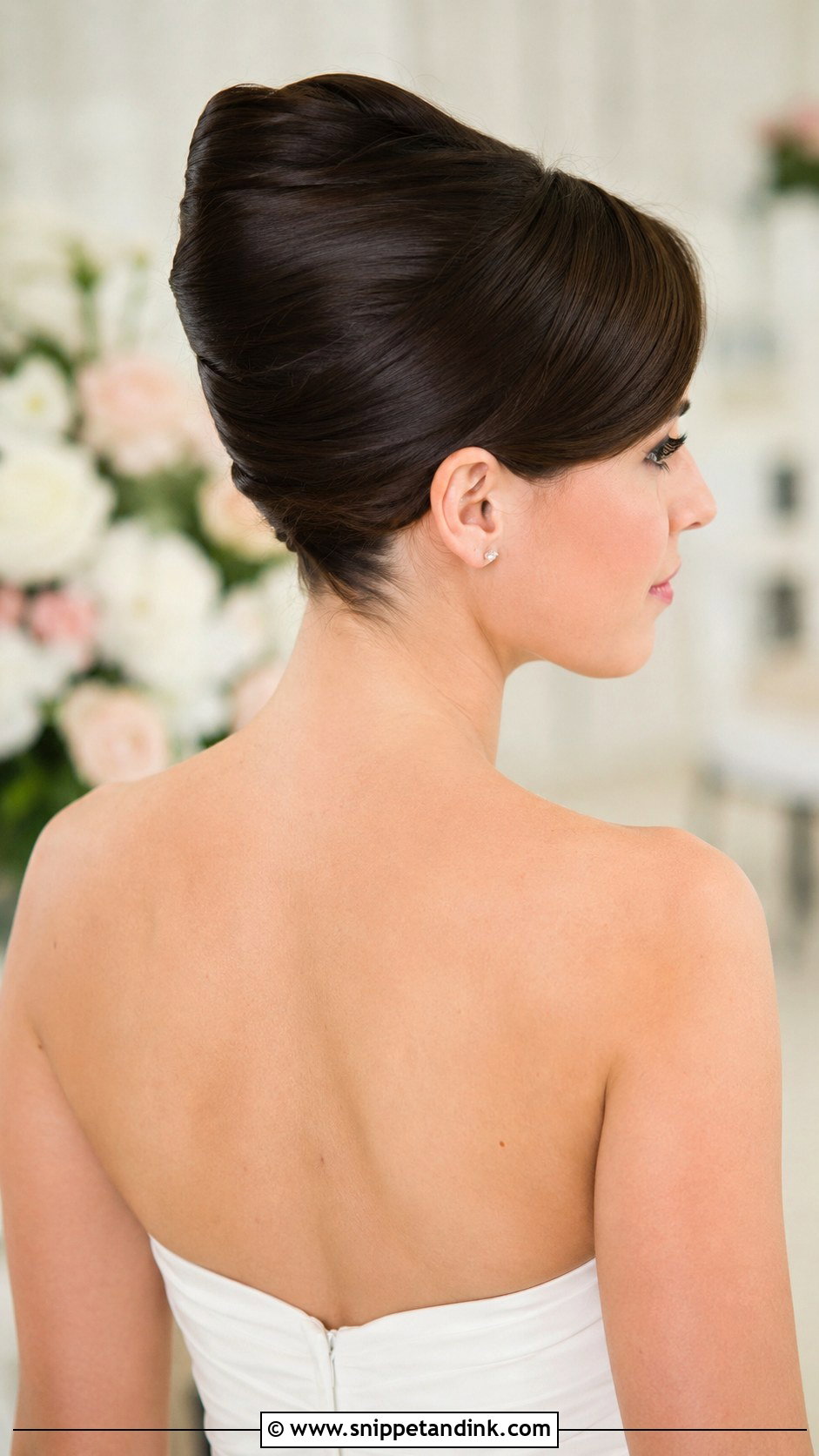 Classic Sleek French Twist - Snippet and Ink - 30 French Twist Wedding Hair Ideas