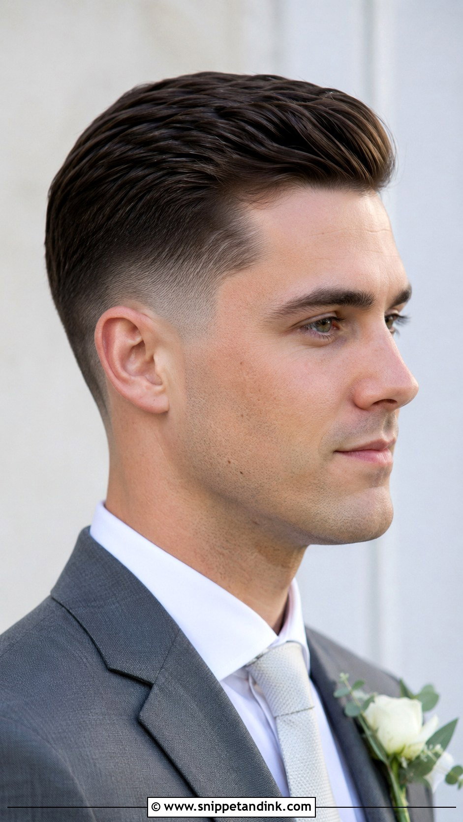Classic Taper Haircut - Snippet and Ink - 25 Wedding Hairstyles for Men