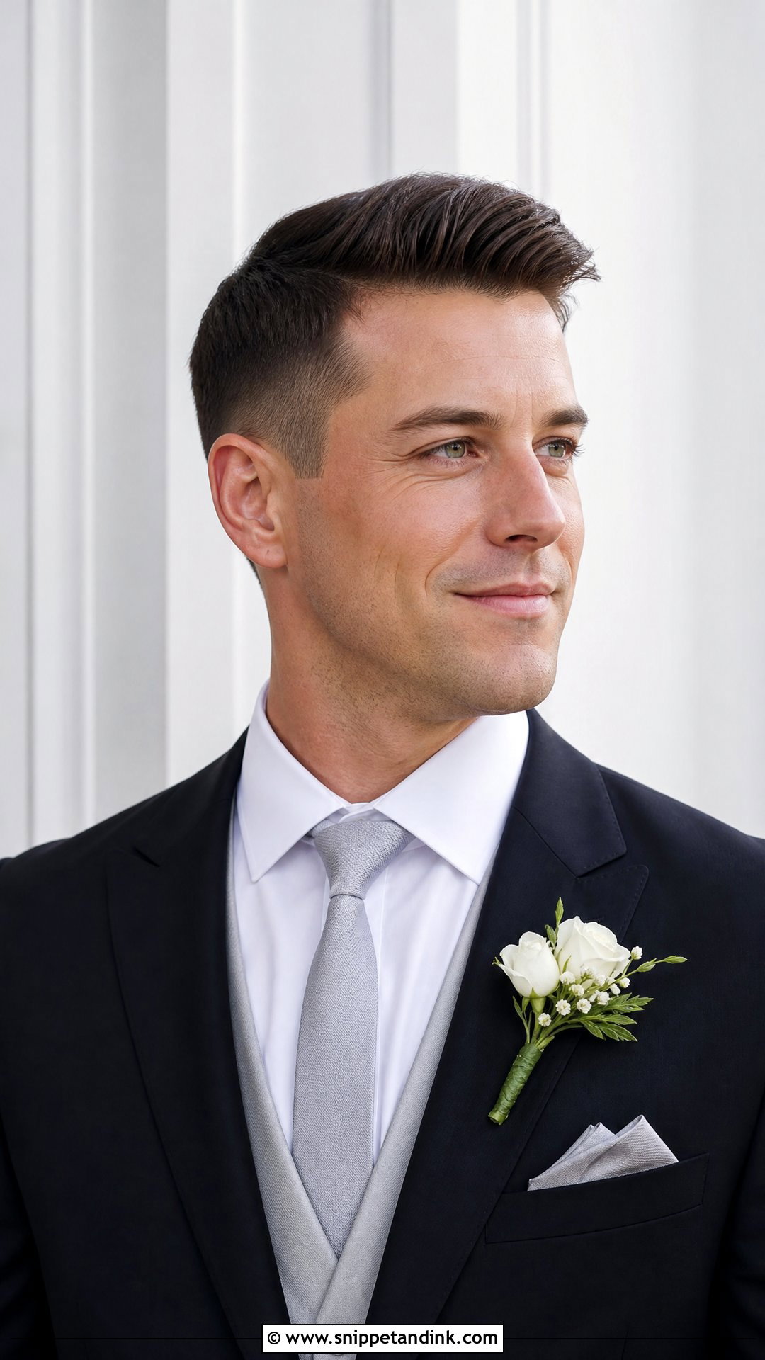Classic Taper Haircut - Snippet and Ink - 20 Groom Hair Styles