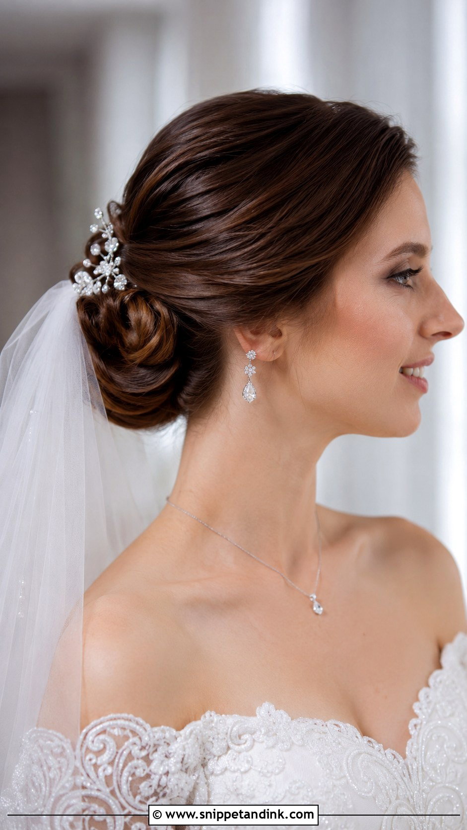 Classic Updo Wedding Hairstyle - Snippet and Ink - 25 Easy Wedding Hair Ideas