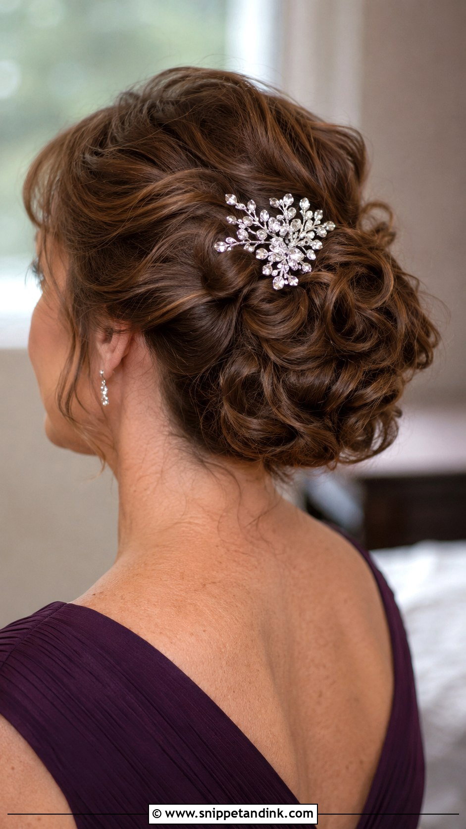 Classic Updo With Curls - Snippet and Ink - 25 Mother of Bride Wedding Hair Ideas
