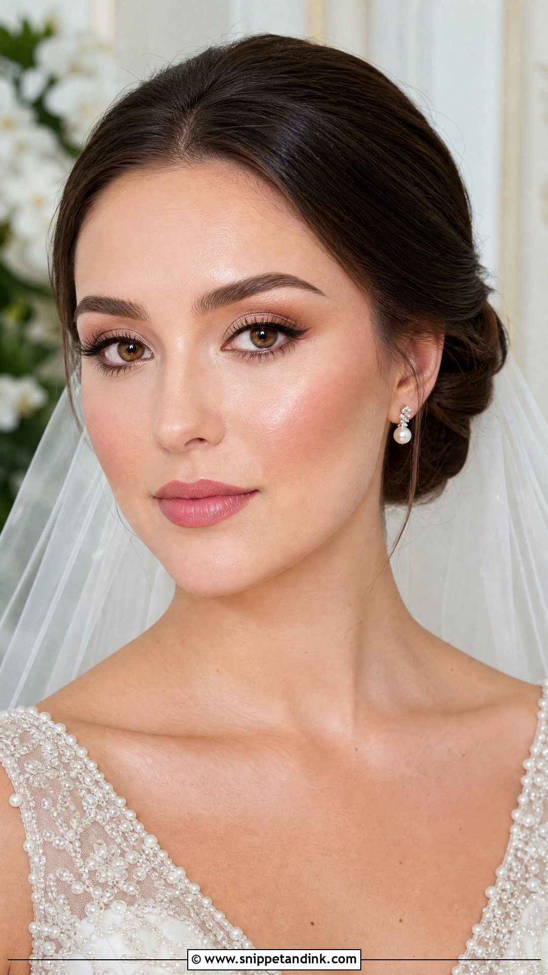 Classic Wedding Makeup For Brown Eyes Brunettes - Snippet and Ink - 20 Natural Wedding Makeup for Brown Eyes Brunettes