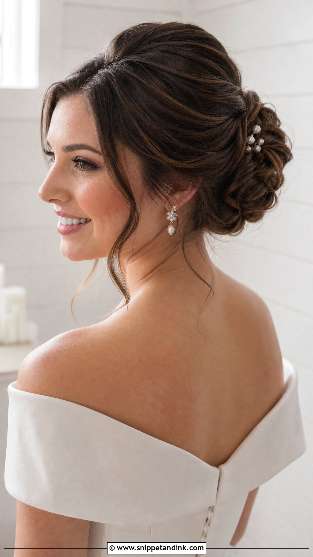 Classic Wedding Updo - Snippet and Ink - 15 Beautiful Wedding Hair Ideas