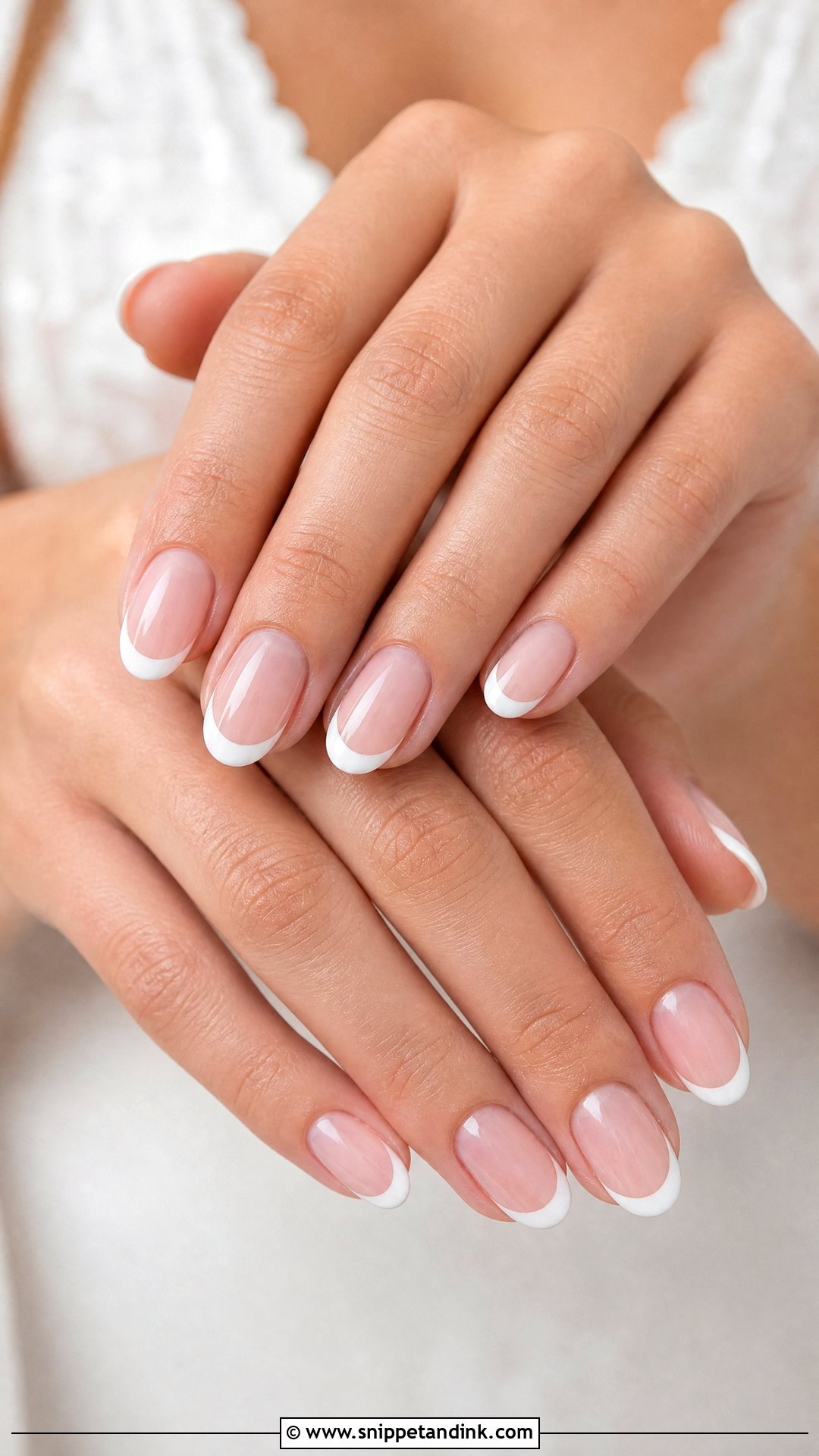 Classic White French Tip Wedding Nails - Snippet and Ink - 25 French Tip Wedding Nails for Bride