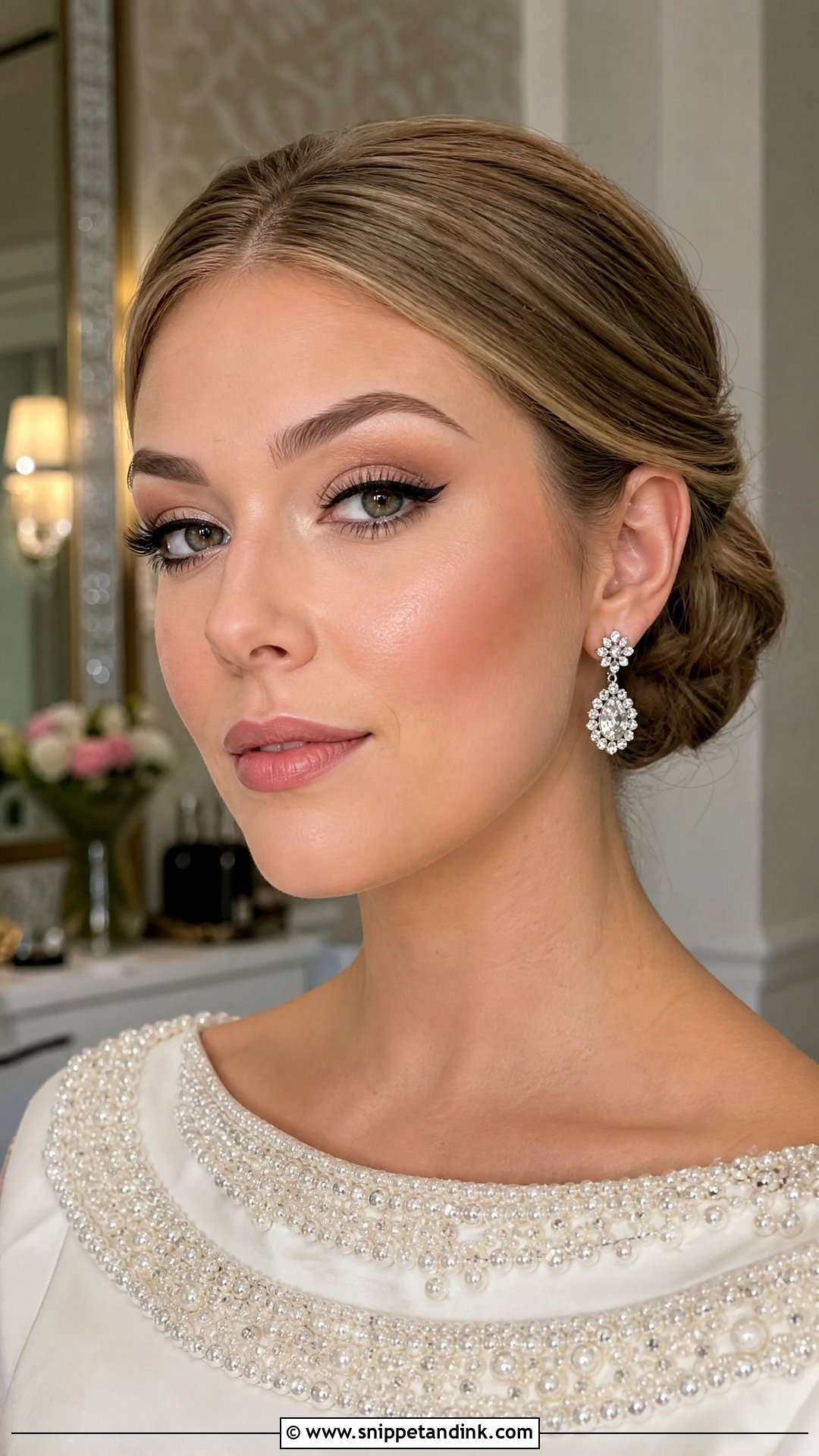 Classic Winged Hooded Eye Bridal Makeup - Snippet and Ink - 20 Hooded Eye Bridal Makeup Ideas