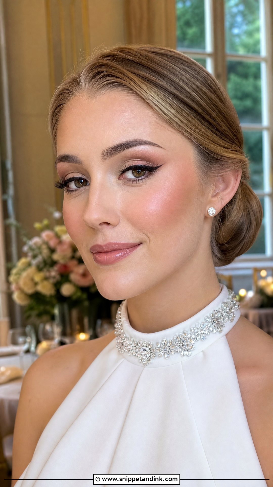 Classic Winged Liner Morning Wedding Makeup - Snippet and Ink - 20 Morning Wedding Makeup Ideas