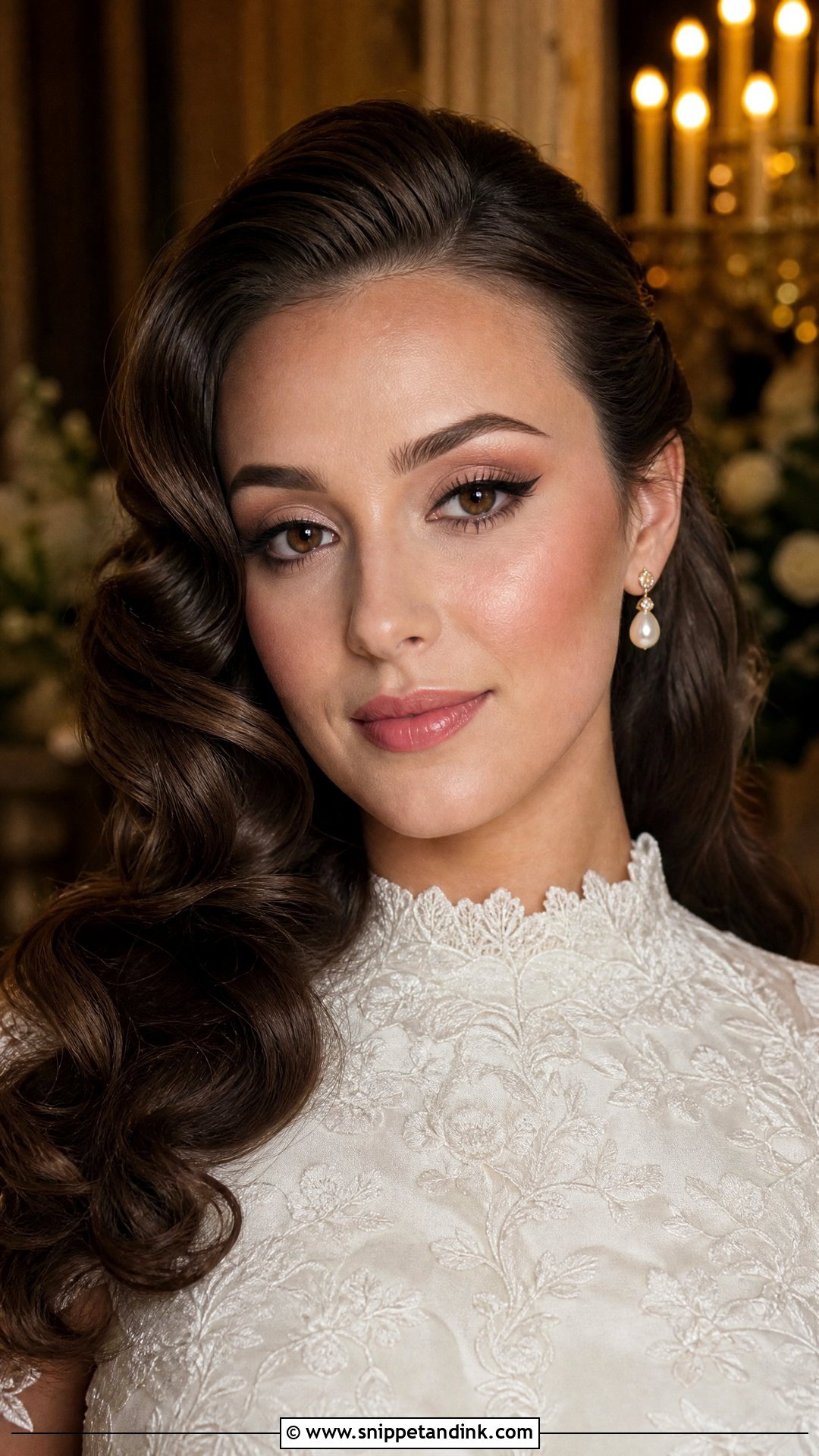 Classic Winged Liner Wedding Eye Makeup - Snippet and Ink - 20 Wedding Eye Makeup Ideas