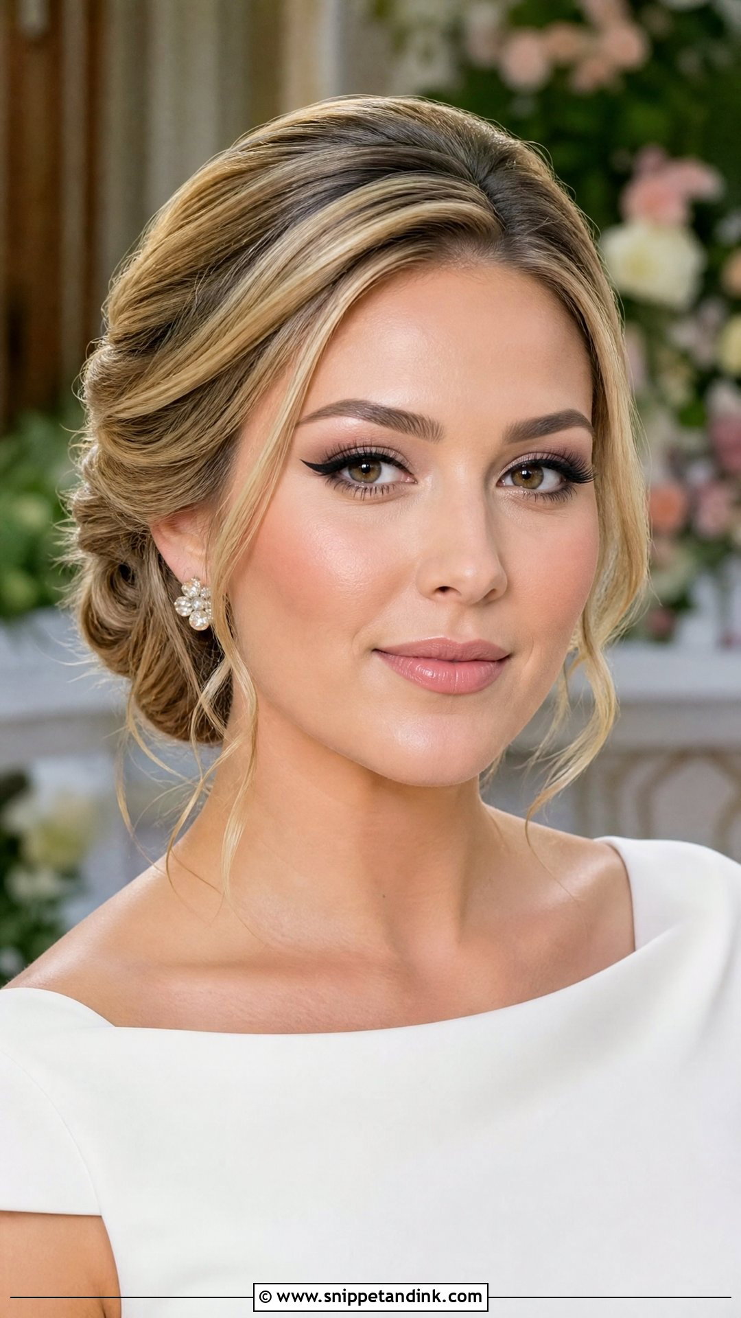 Classic Winged Liner Wedding Makeup For Brown Eyes - Snippet and Ink - 20 Spring Wedding Makeup for Brown Eyes