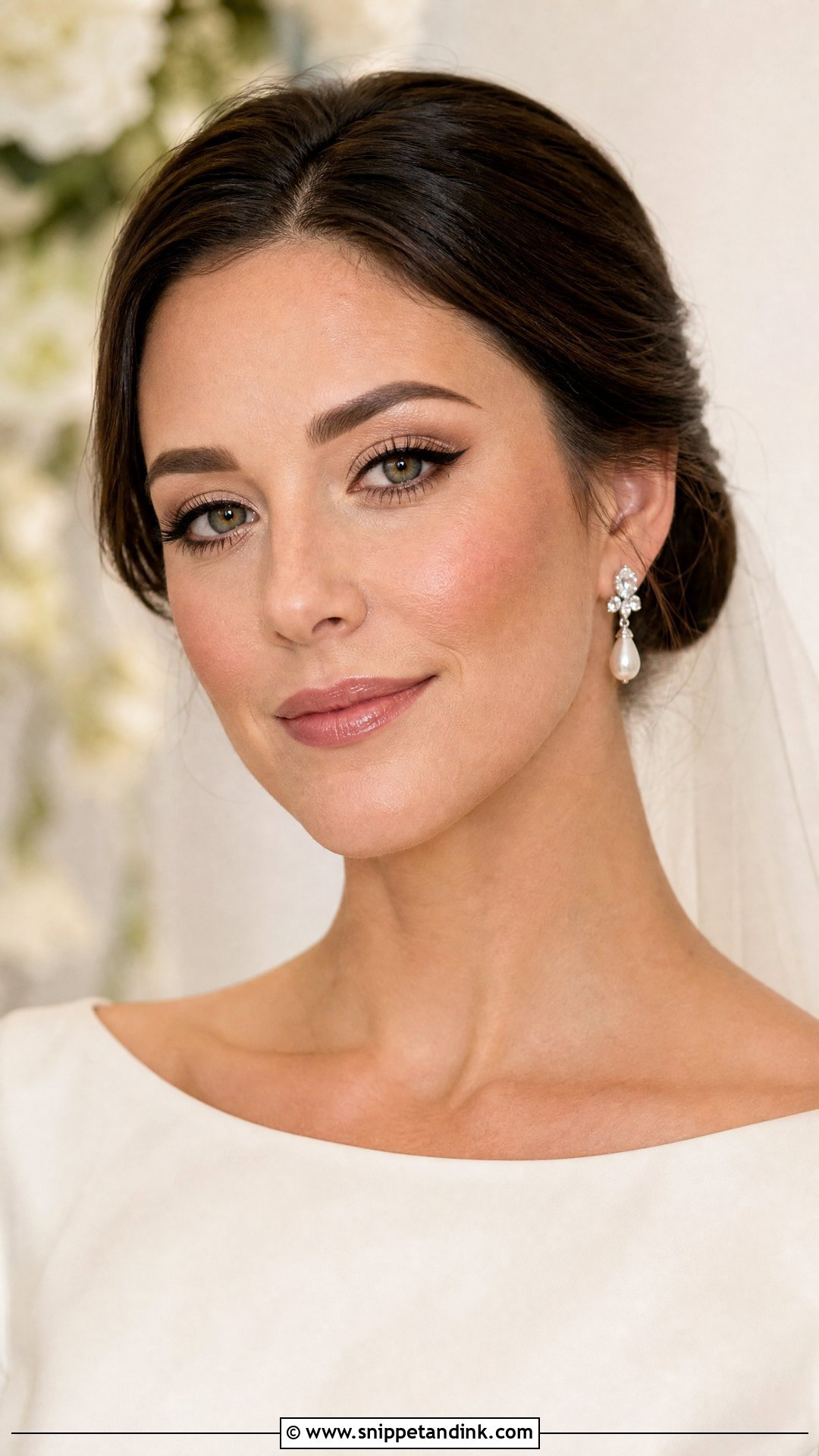 Classic Winged Liner Wedding Makeup For Green Eyes - Snippet and Ink - 30 Wedding Makeup for Green Eyes