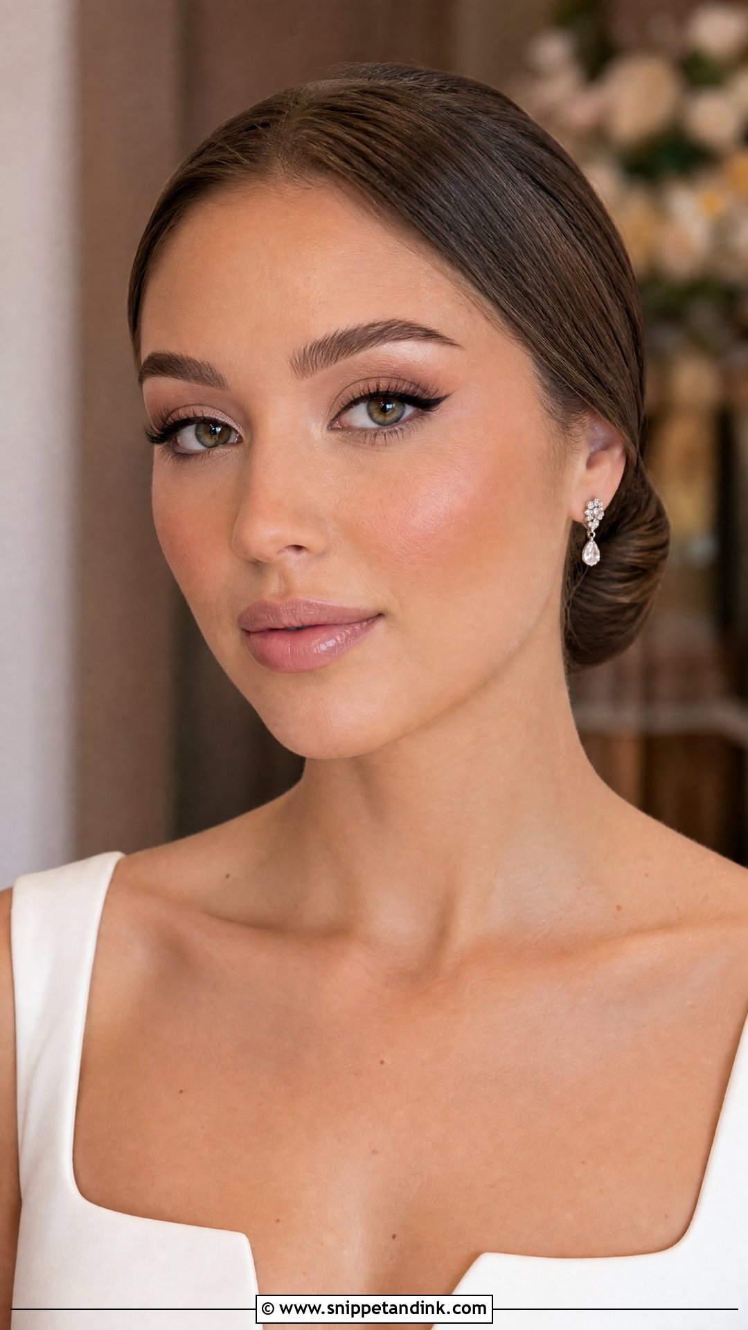 Classic Winged Liner Wedding Makeup for Hooded Eyes - Snippet and Ink - 25 Wedding Makeup for Hooded Eyes