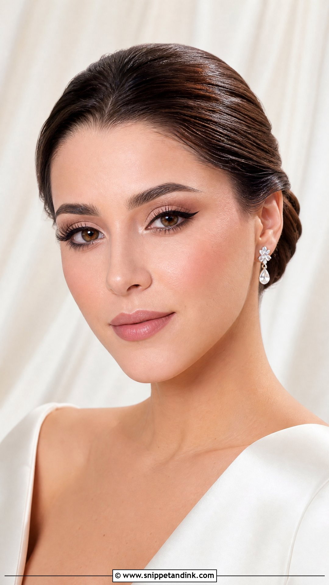 Classic Winged Wedding Eye Makeup for Brown Eyes - Snippet and Ink - 20 Wedding Eye Makeup for Brown Eyes