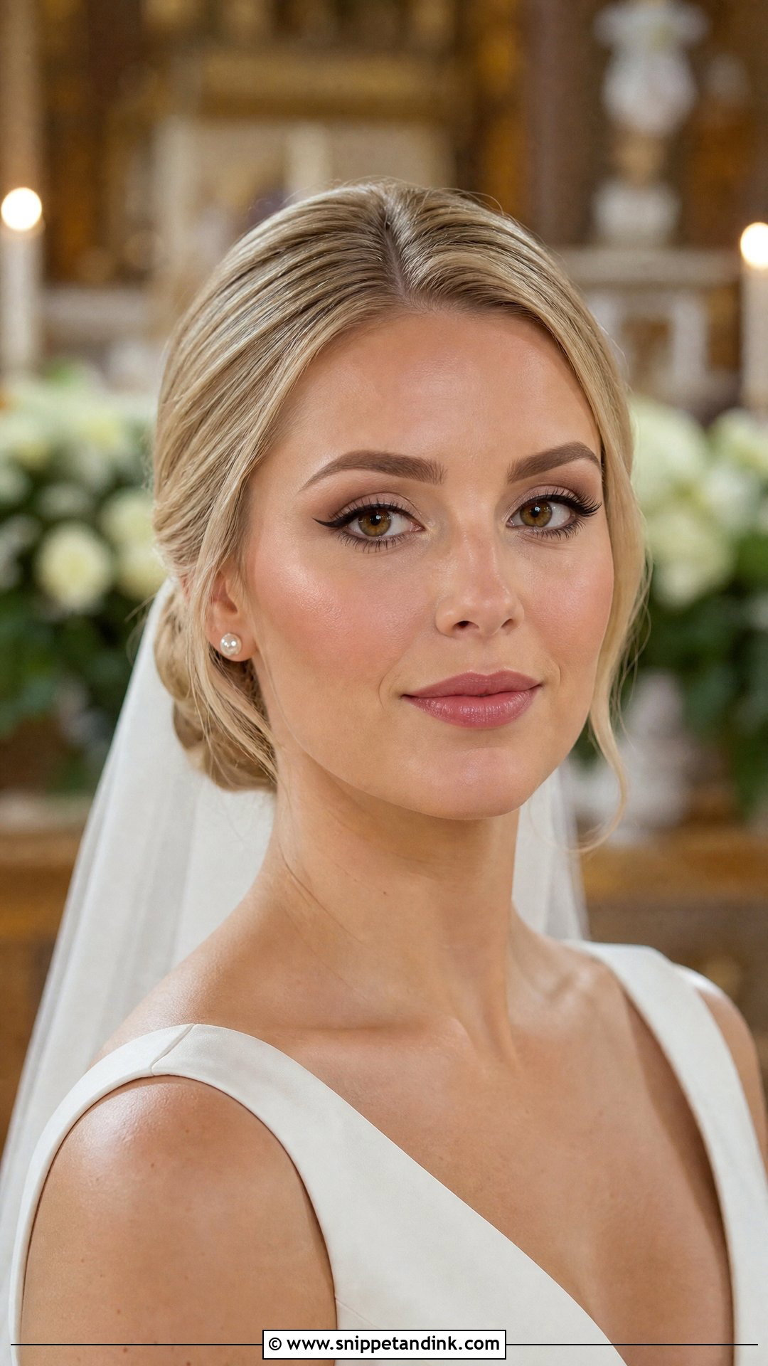 Classic Winged Wedding Makeup For Brown Eyes - Snippet and Ink - 20 Simple Wedding Makeup for Brown Eyes