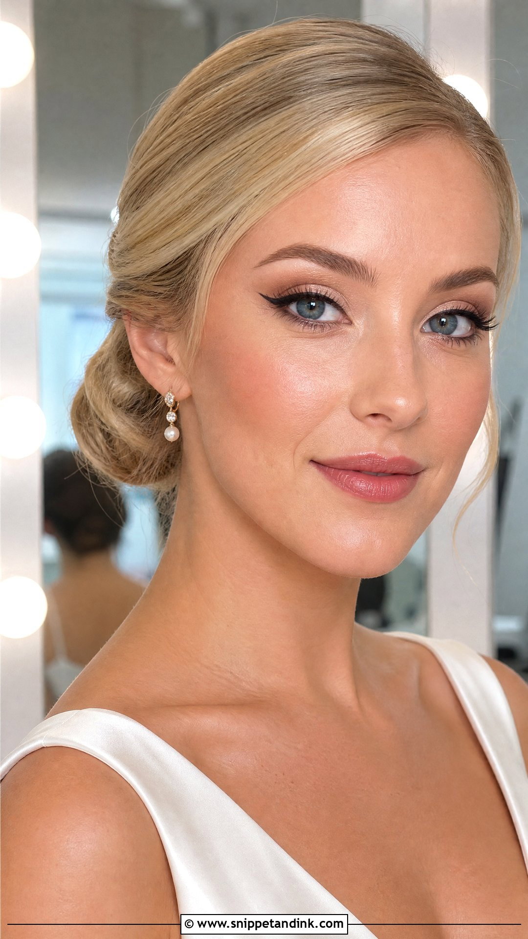 Classic Winged Wedding Makeup For Brown Eyes - Snippet and Ink - 20 Glowy Wedding Makeup for Brown Eyes