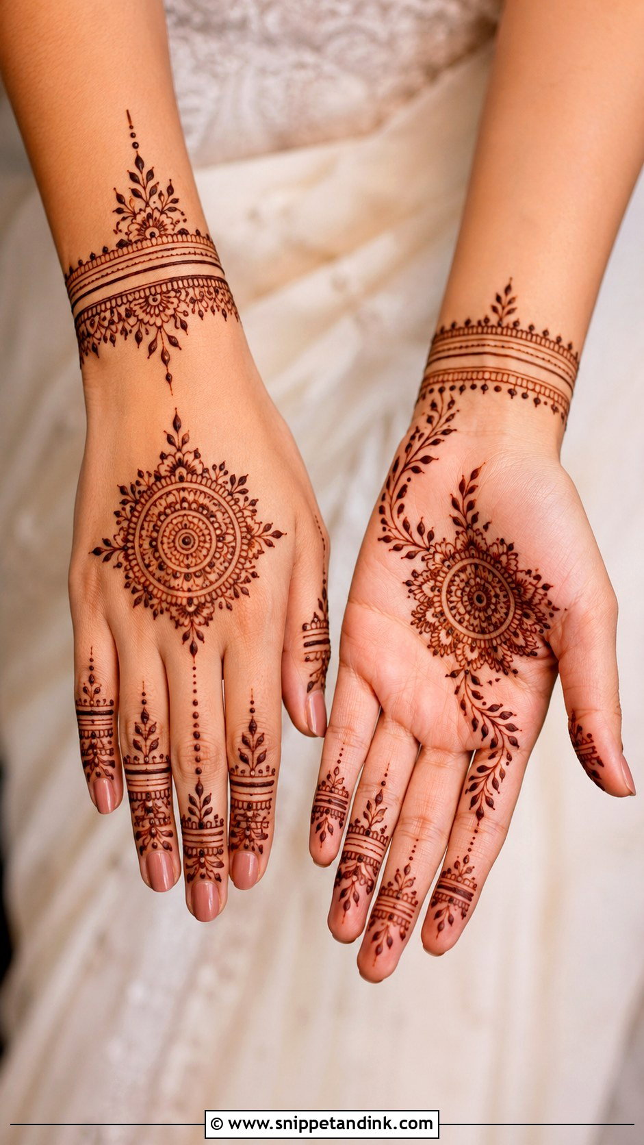 Classy Aesthetic Mehndi Design - Snippet and Ink - 35 Aesthetic Mehndi Designs