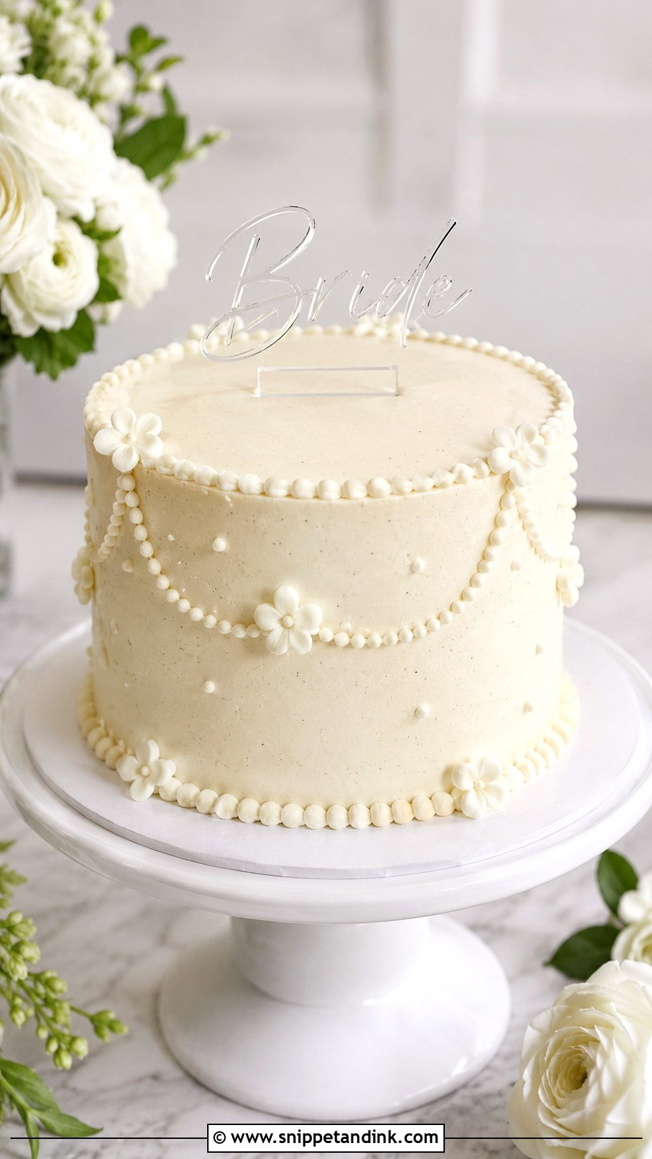 Classy Bachelorette Cake - Snippet and Ink - 20 Bachelorette Cake for Bride
