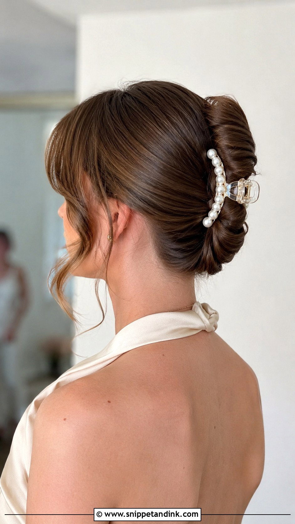 Claw Clip Bridesmaid Hairstyle - Snippet and Ink - 25 Simple Bridesmaid Hairstyles