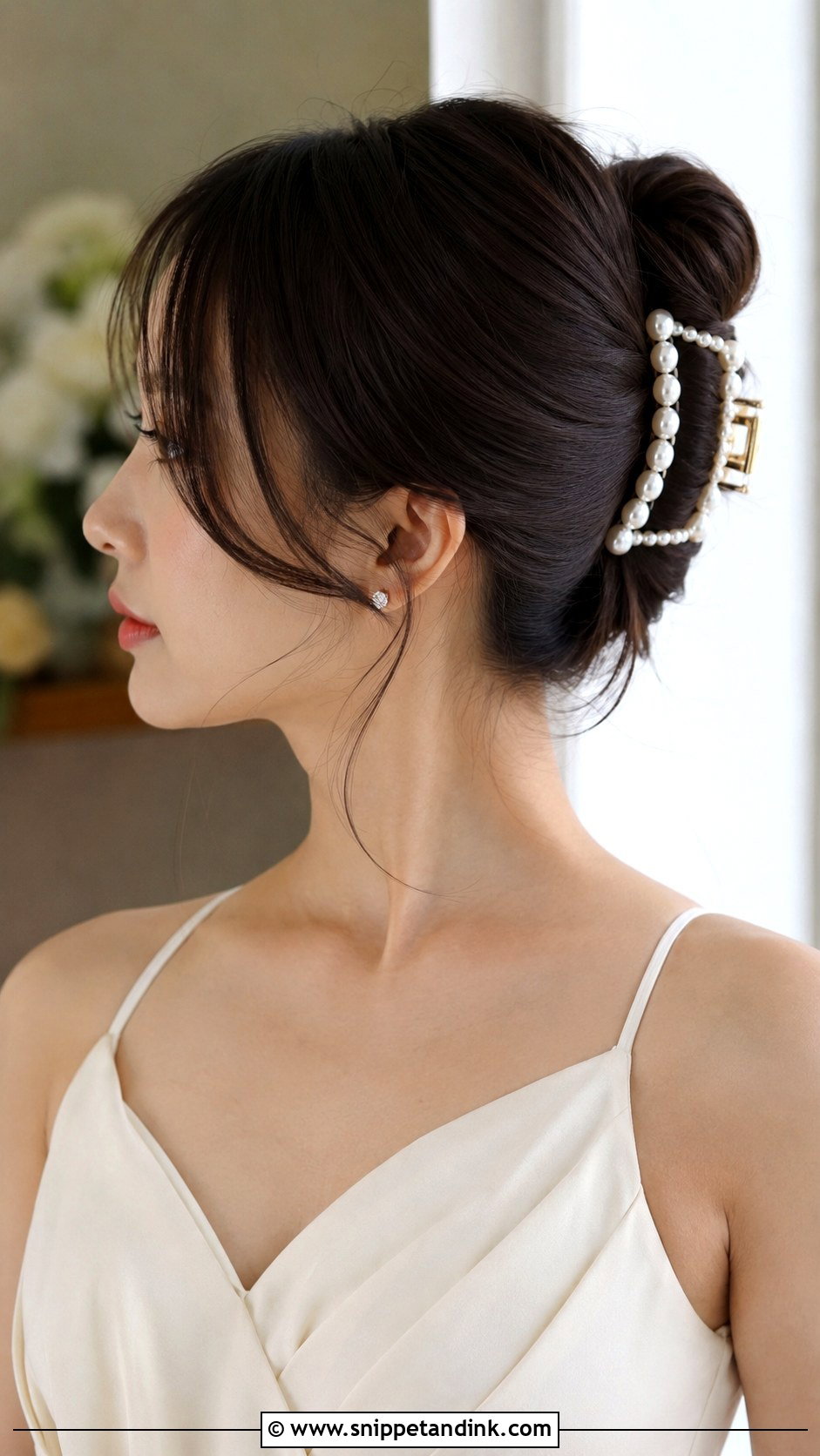 Claw Clip Bridesmaid Updo - Snippet and Ink - 20 Up Do for Bridesmaid Ideas