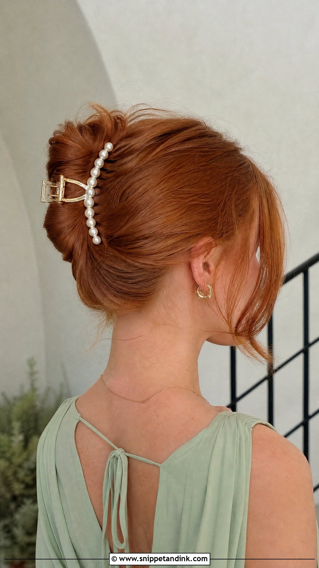 Claw Clip Updo For Medium Hair - Snippet and Ink - 15 Easy Wedding Guest Updos for Medium Hair