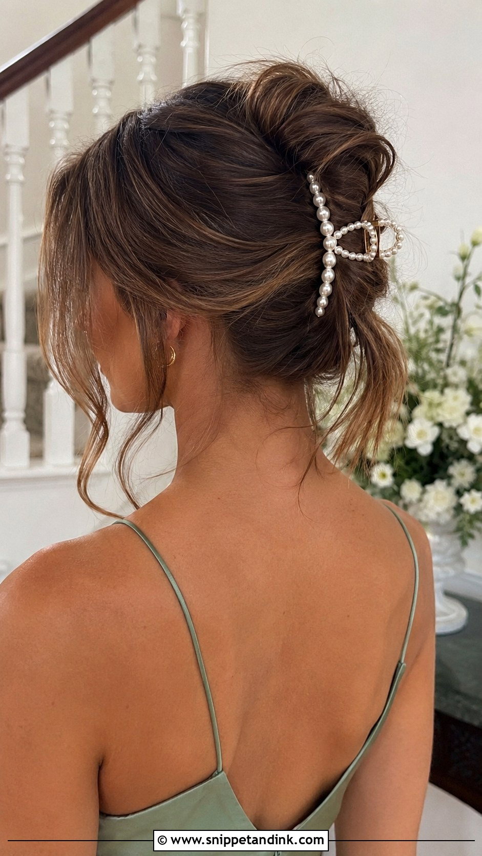 Claw Clip Updo For Wedding Guest - Snippet and Ink - 20 Hair Inspiration Wedding Guest Ideas
