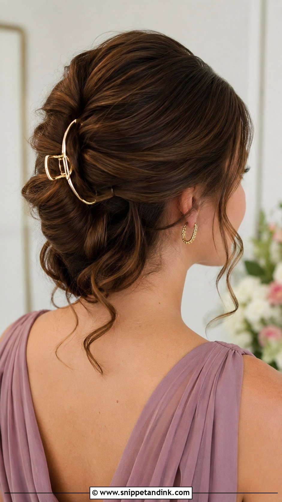 Claw Clip Wedding Guest Hair - Snippet and Ink - 20 Hairstyles Ideas for Wedding Guest