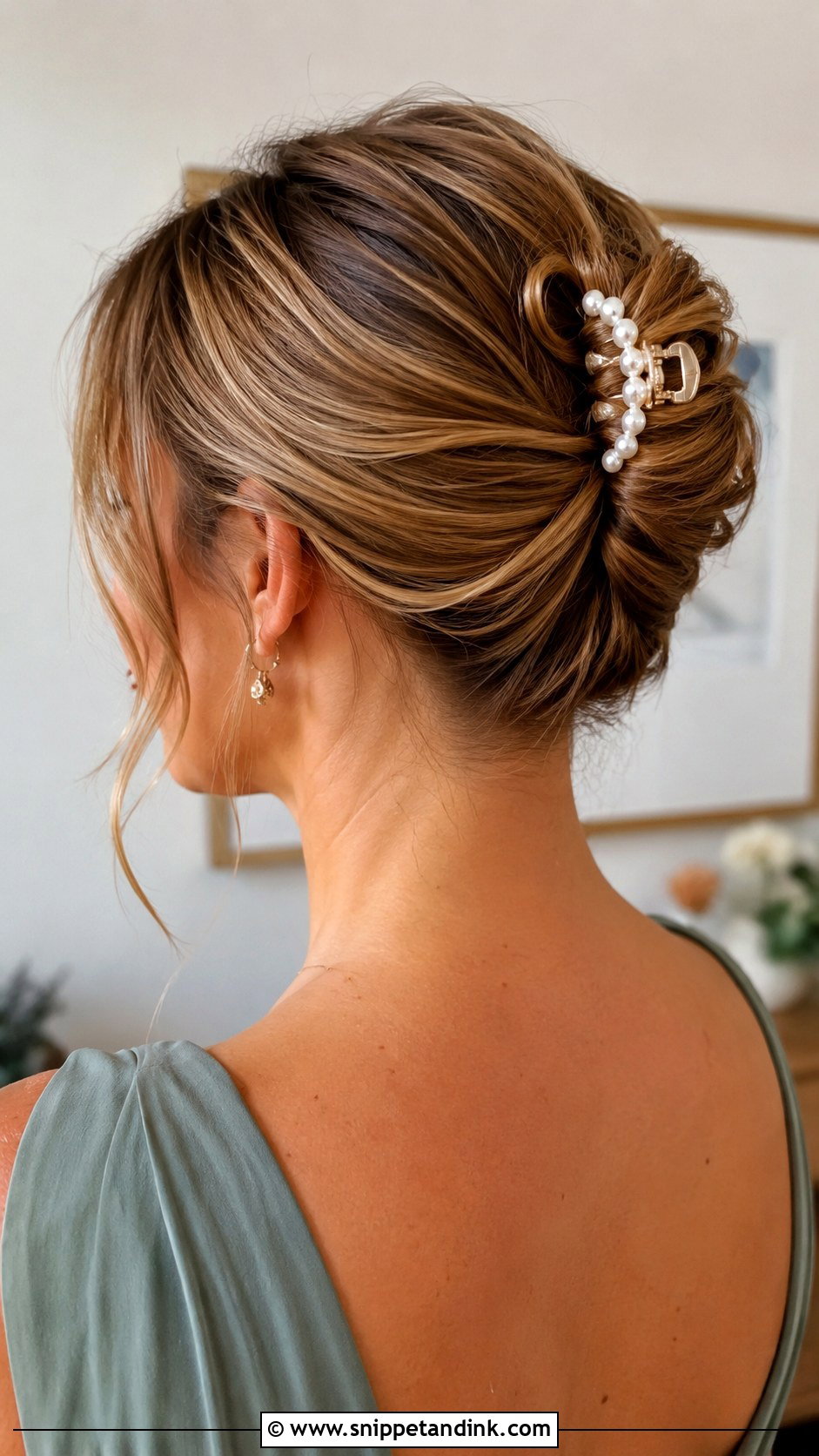 Claw Clip Wedding Guest Hairstyle - Snippet and Ink - 20 Easy Wedding Guest Hairstyles for Long Hair