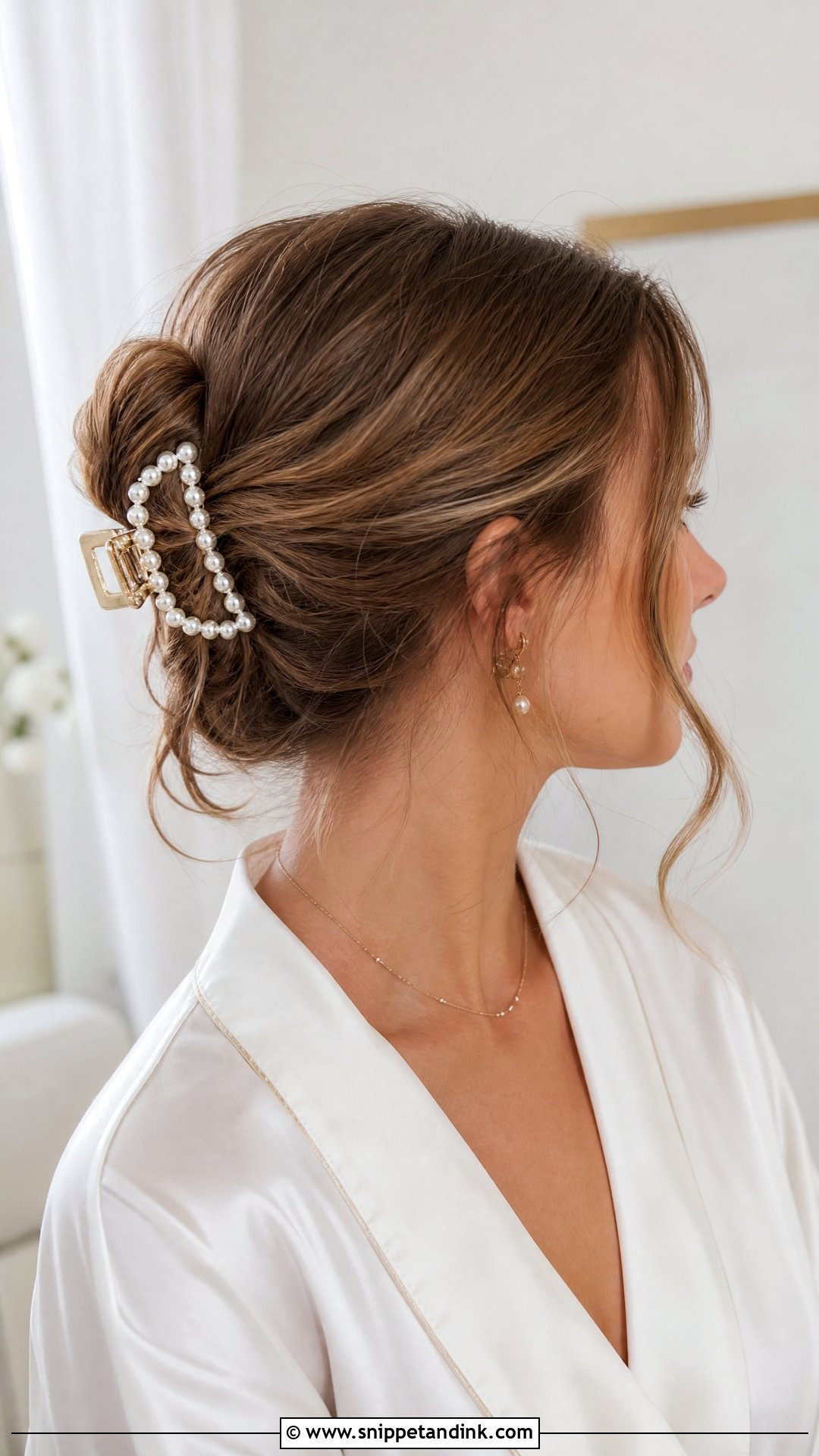 Claw Clip Wedding Hair - Snippet and Ink - 15 Do It Yourself Wedding Hair Ideas