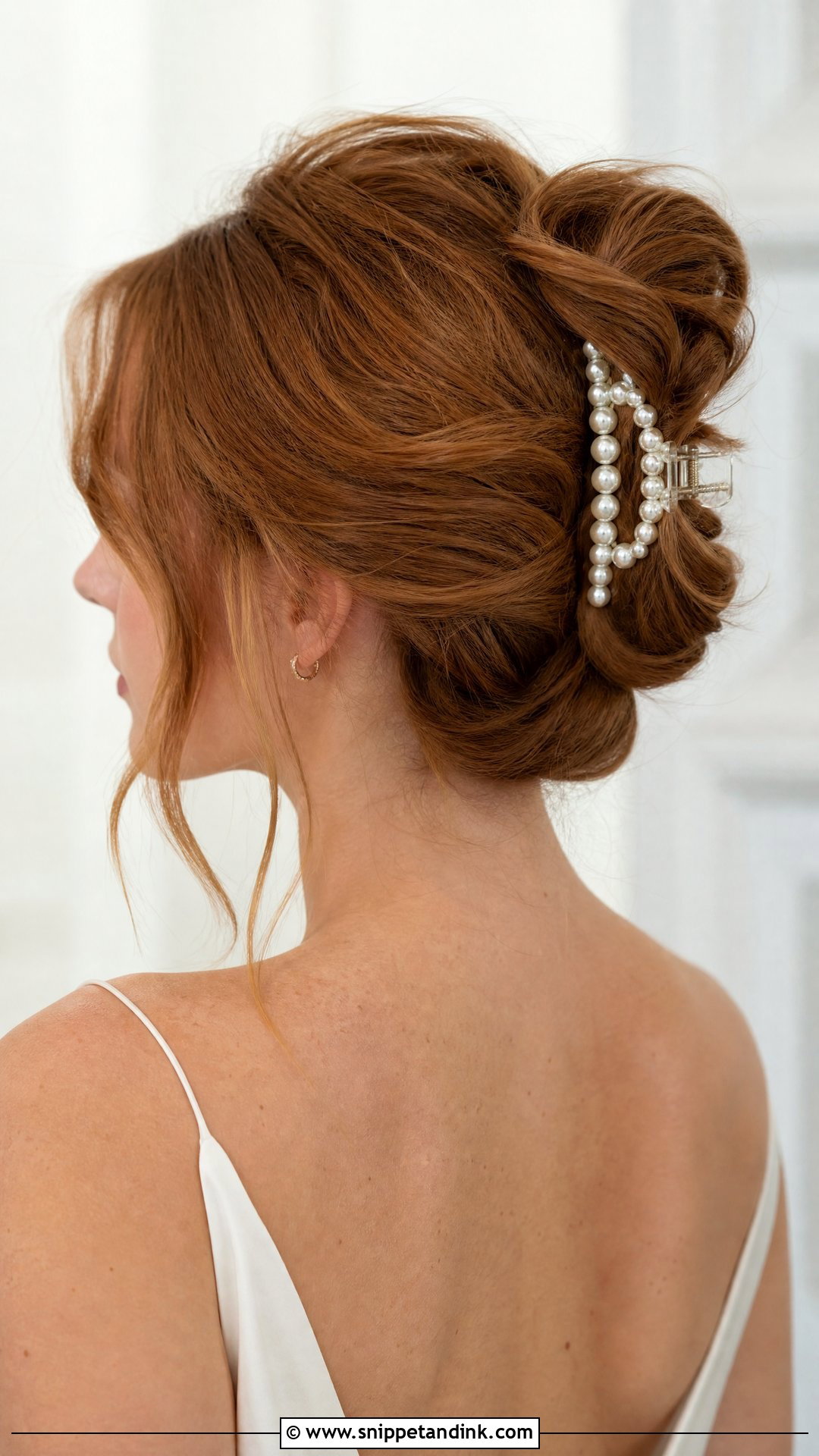 Claw Clip Wedding Updo - Snippet and Ink - 15 Easy Wedding Updo Ideas