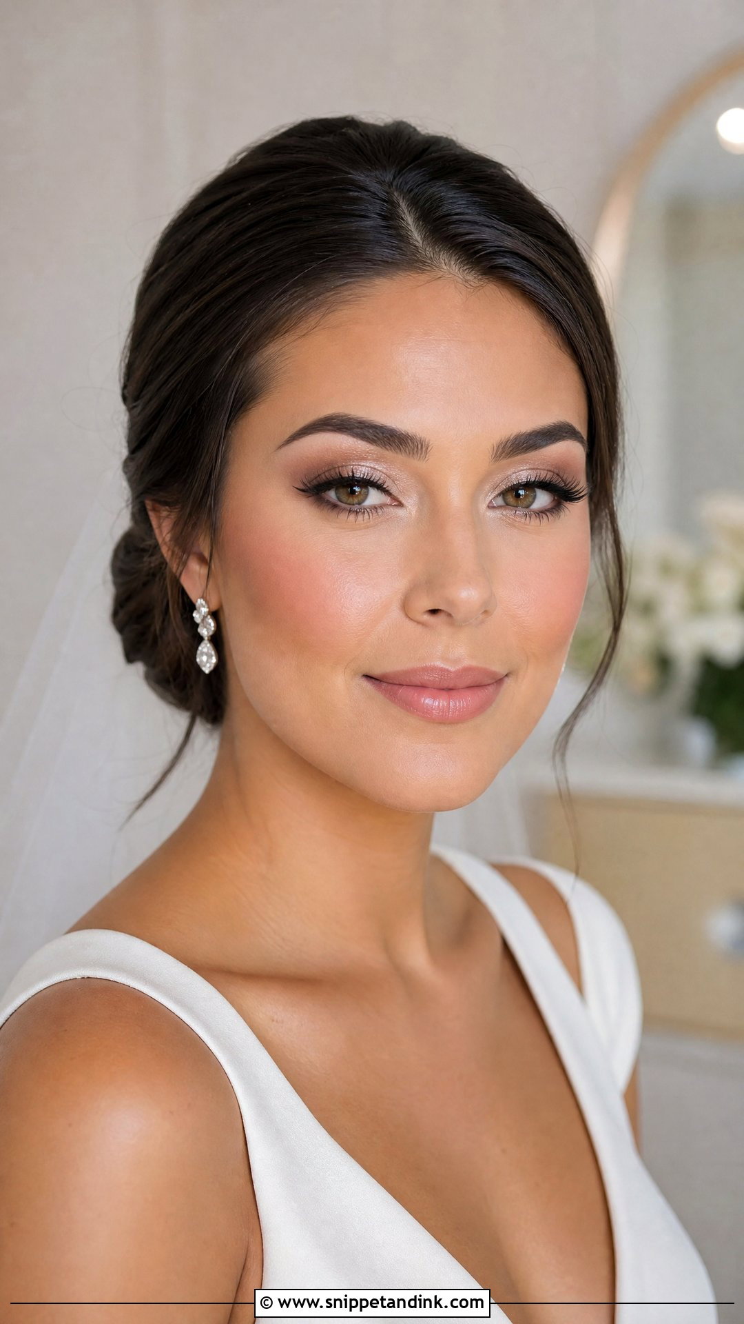 Clean Bridal Makeup For Hooded Eyes - Snippet and Ink - 25 Clean Bridal Makeup Ideas