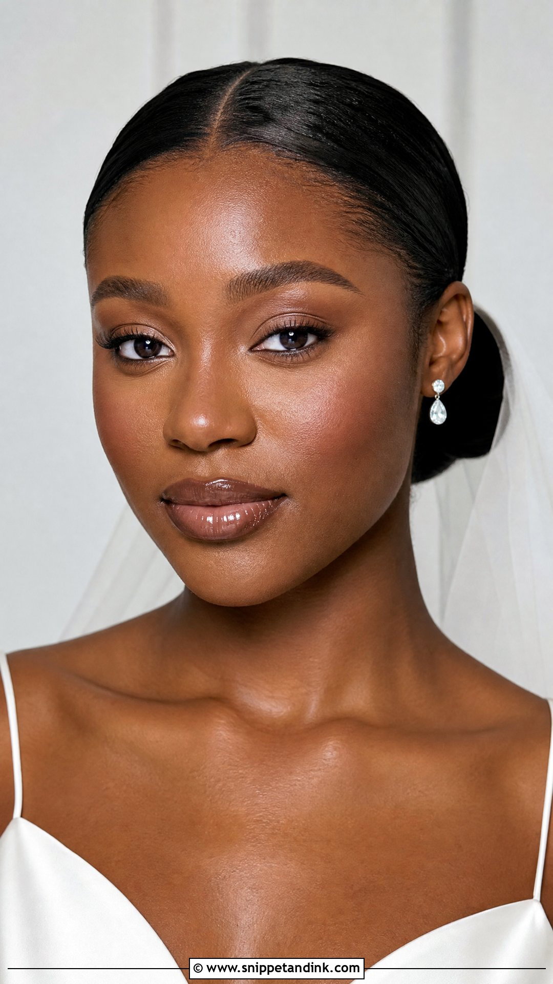 Clean Girl Black Bridal Makeup - Snippet and Ink - 20 Black Bridal Makeup Dark Skin Natural Looks