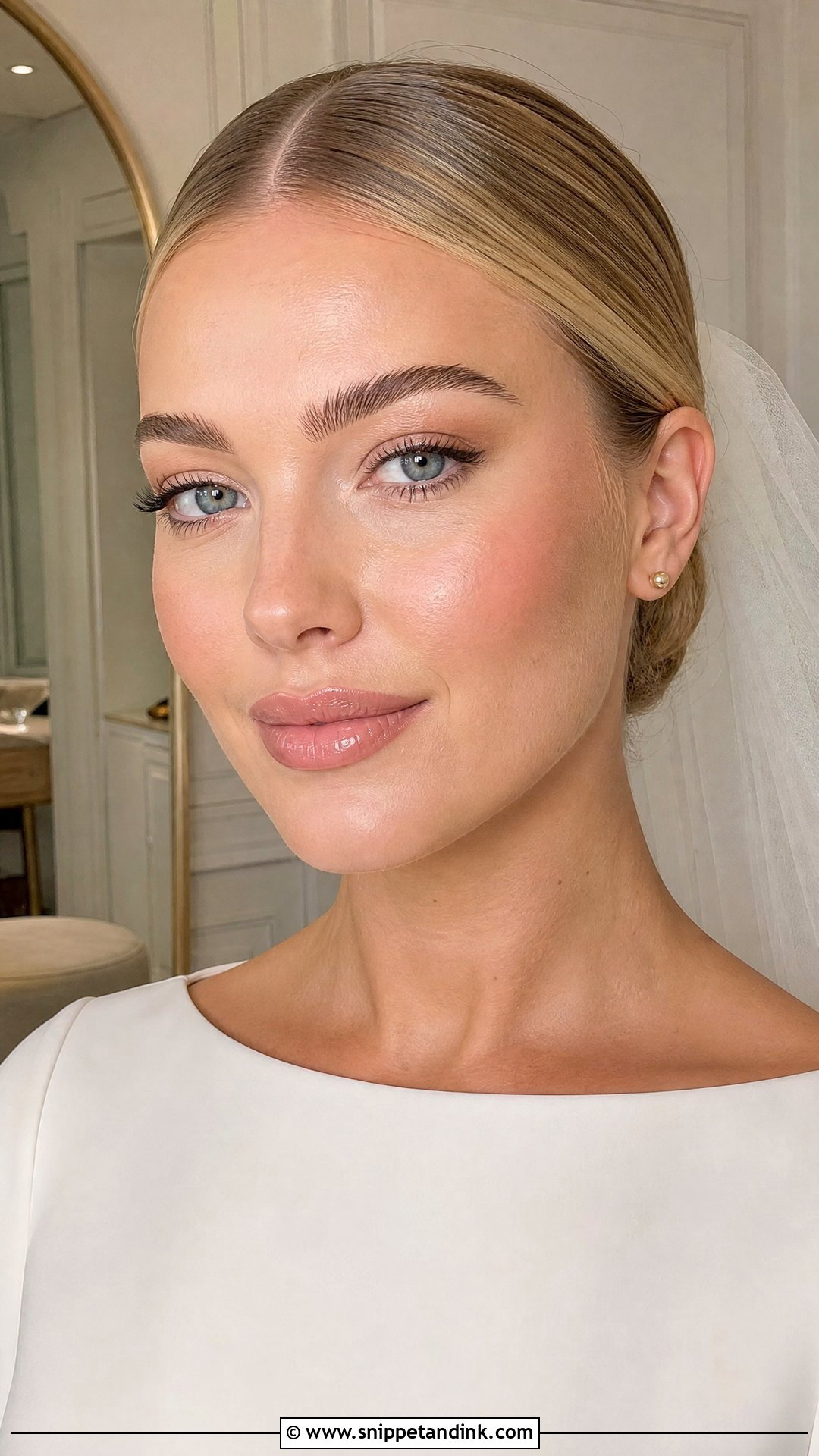 Clean Girl Bridal Makeup - Snippet and Ink - 25 Clean Bridal Makeup Ideas