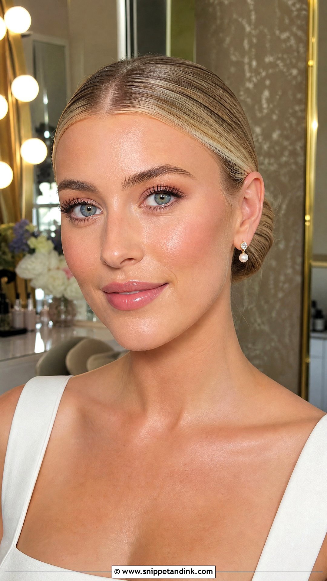 Clean Girl Bridal Makeup - Snippet and Ink - 25 Minimal Bridal Makeup Ideas