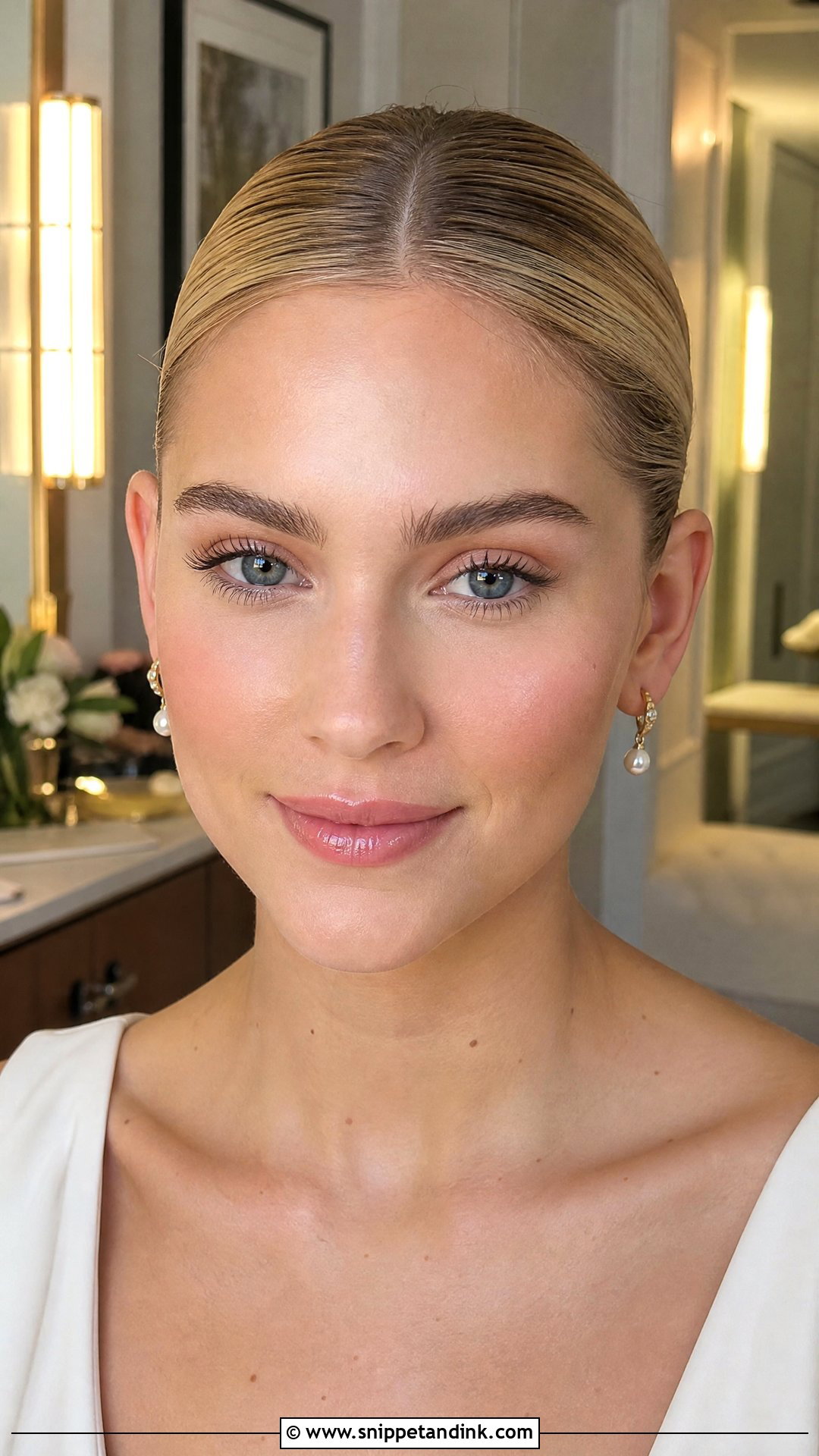 Clean Girl Bridal Makeup - Snippet and Ink - 35 Bride Makeup Ideas