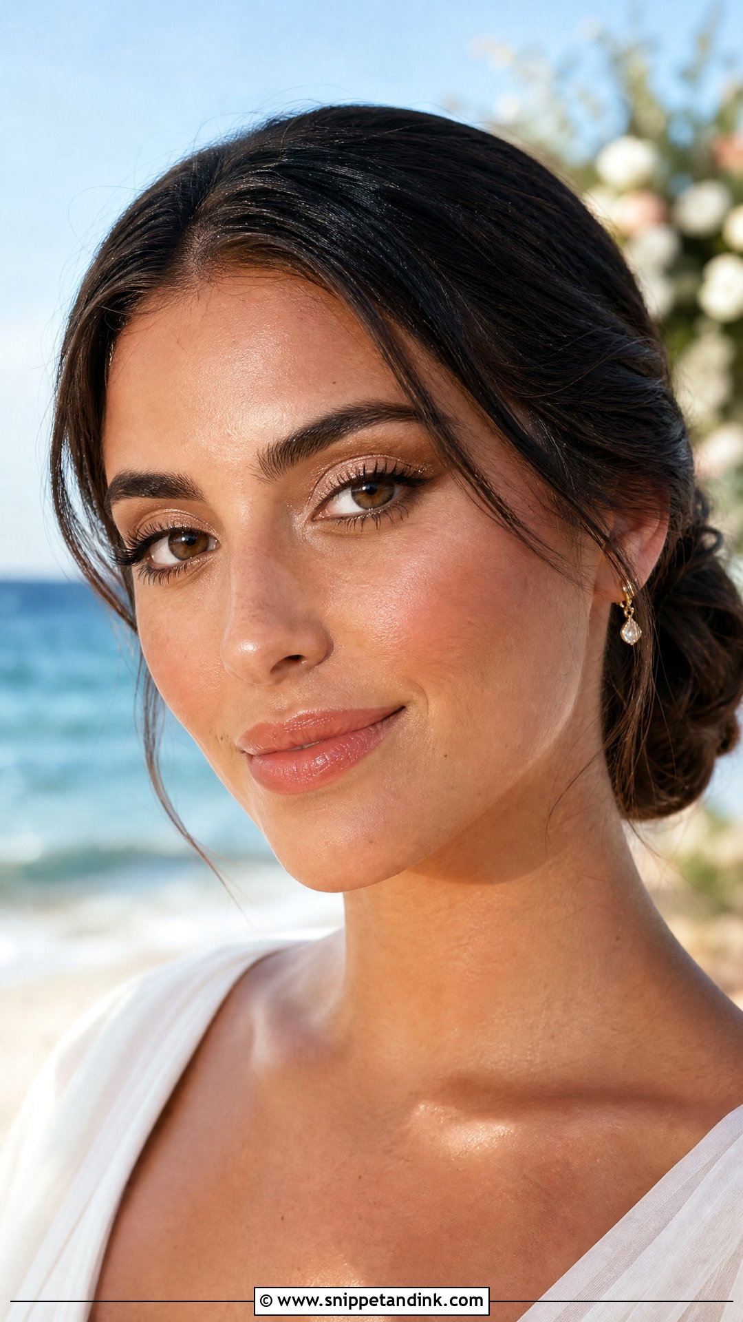 Clean Girl Bridal Makeup For Beach Wedding - Snippet and Ink - 20 Clean Girl Bridal Makeup Ideas