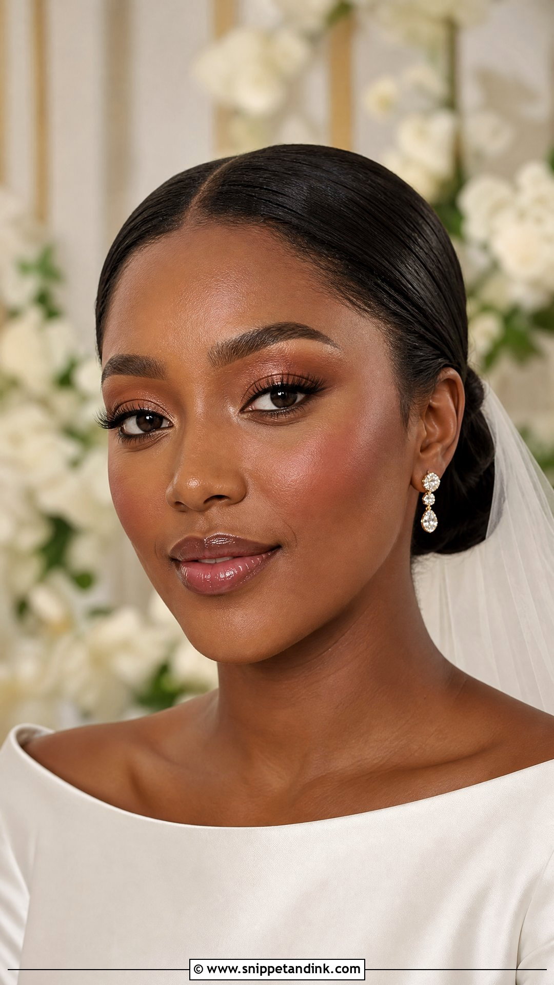 Clean Girl Bridal Makeup For Deep Skin - Snippet and Ink - 20 Clean Girl Bridal Makeup Ideas