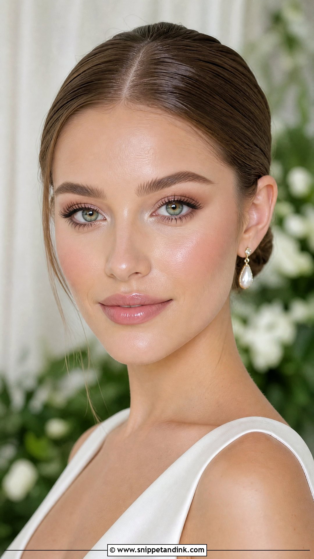 Clean Girl Bridal Makeup For Green Eyes - Snippet and Ink - 20 Natural Glam Bridal Makeup for Green Eyes