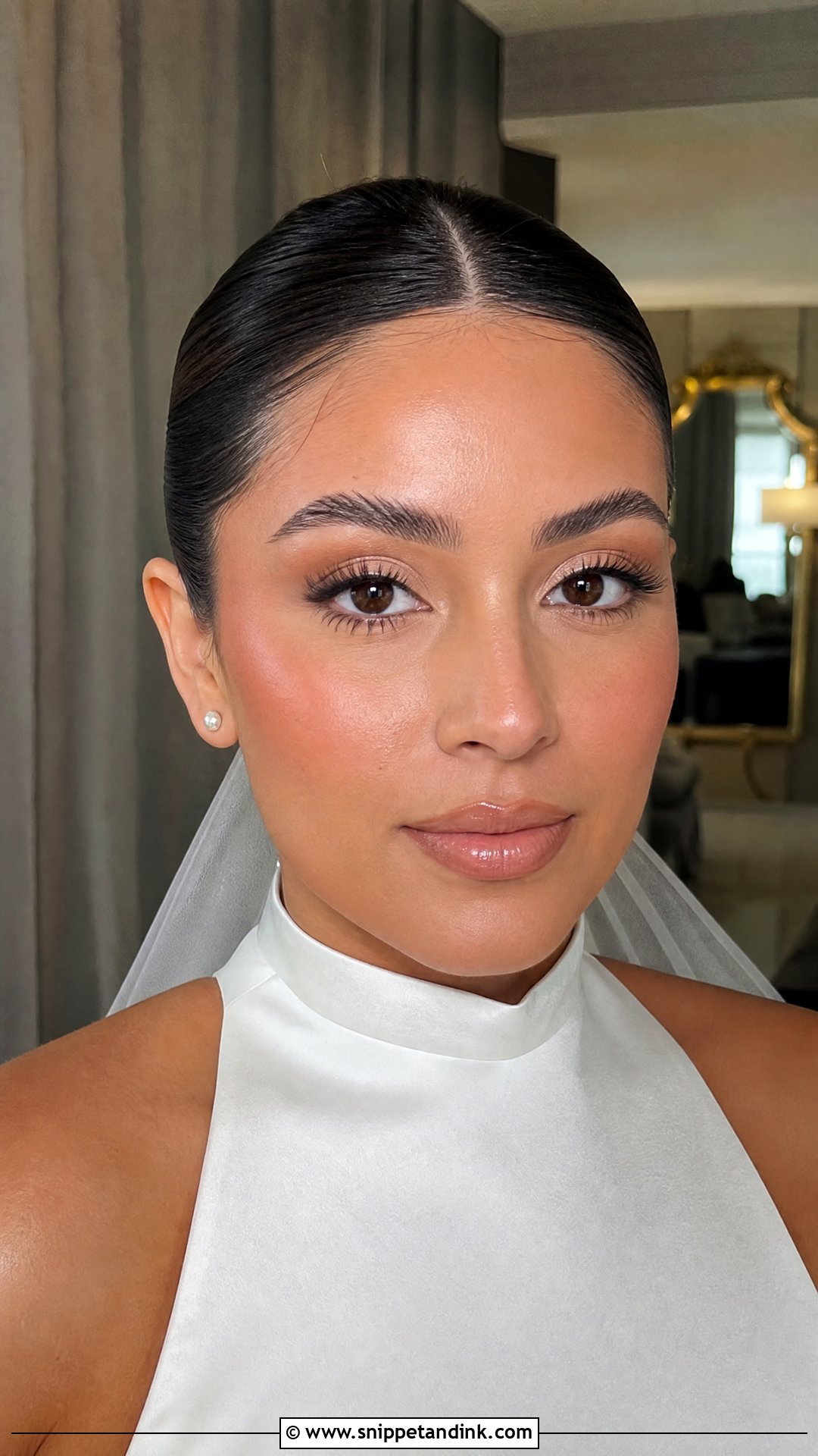 Clean Girl Bridal Makeup Look - Snippet and Ink - 25 No Makeup Bridal Look Ideas