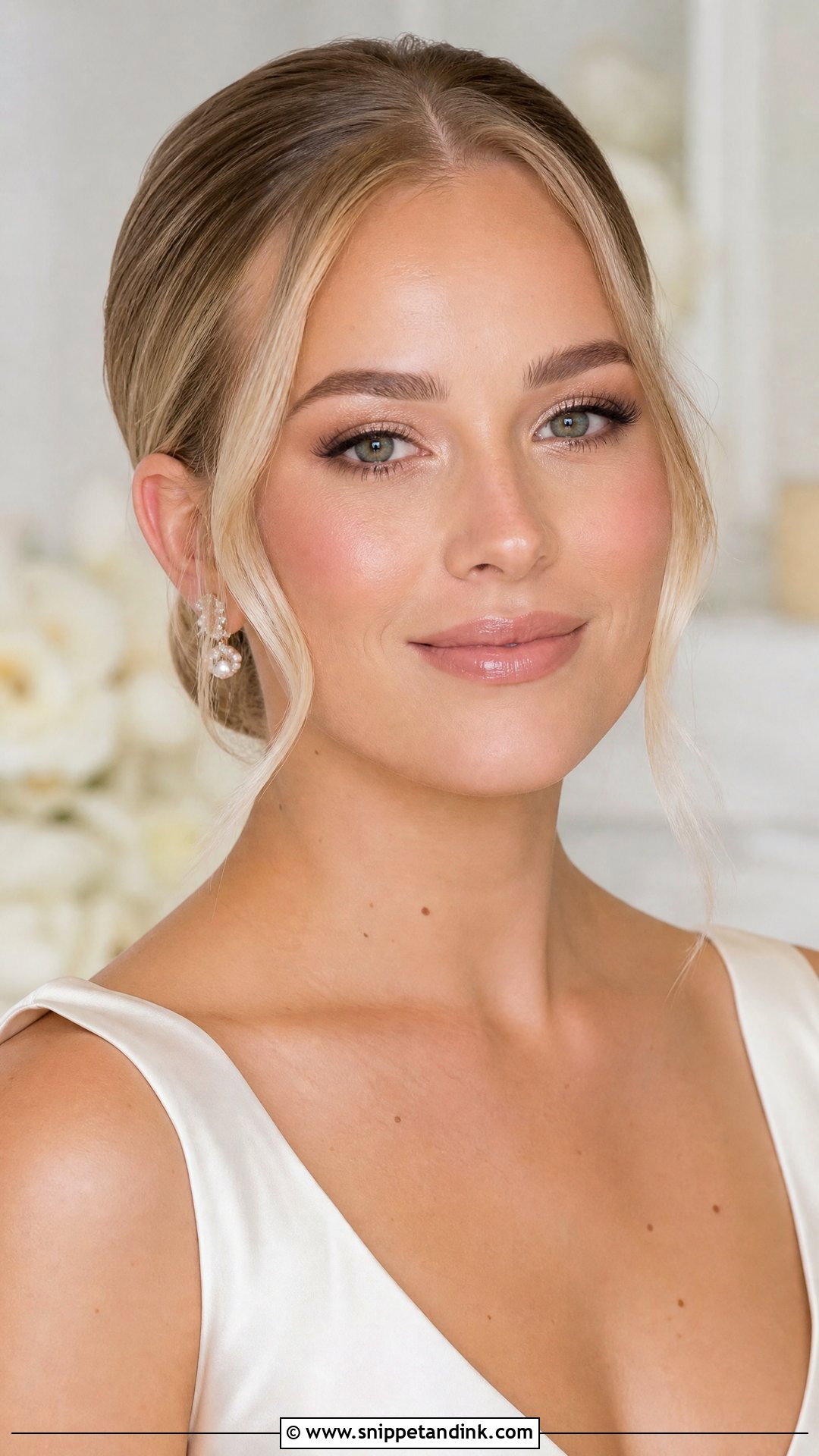 Clean Girl Bridal Makeup With Dewy Skin - Snippet and Ink - 20 Clean Girl Bridal Makeup Ideas