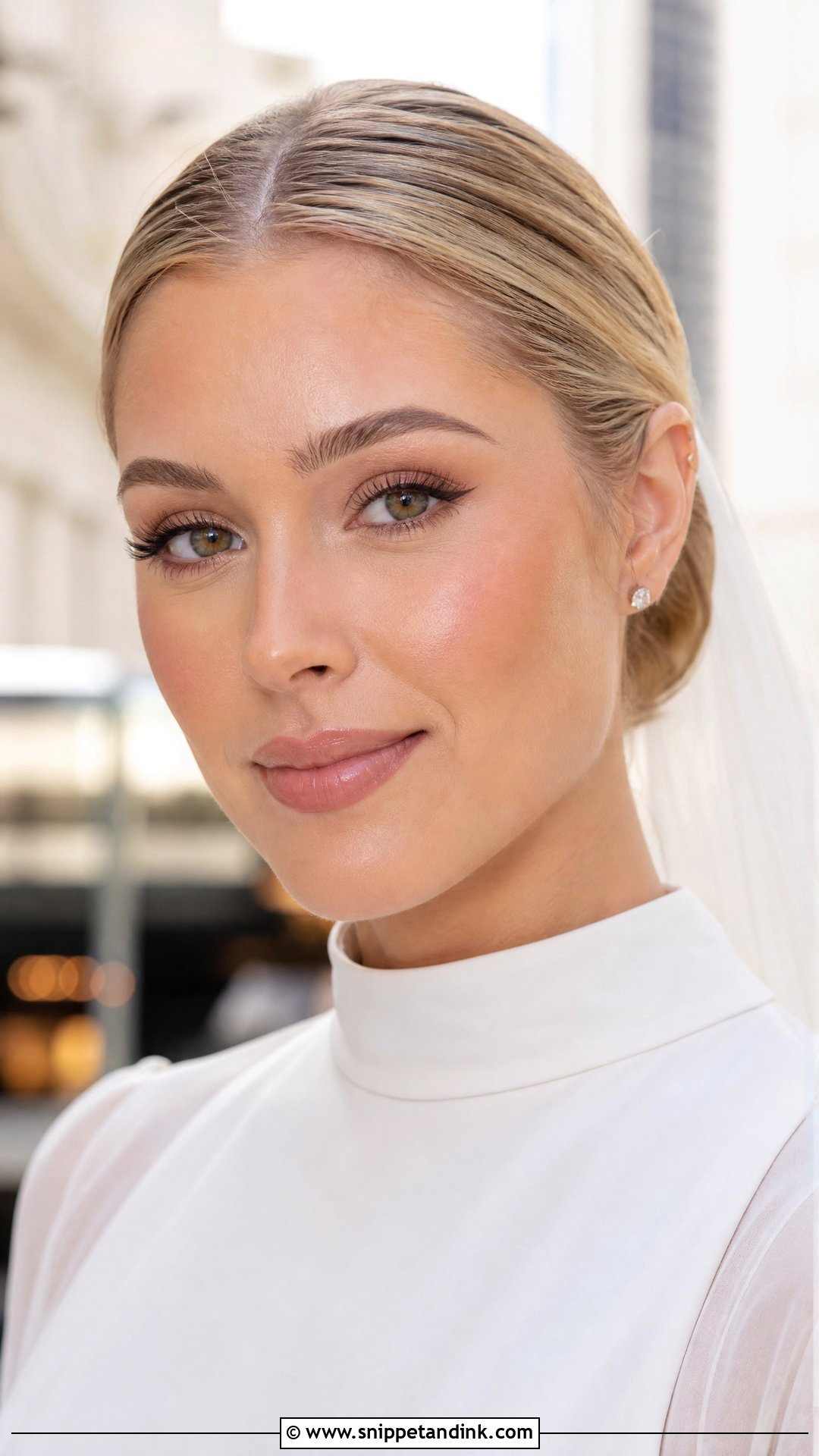 Clean Girl Bridal Makeup With Soft Wing - Snippet and Ink - 20 Clean Girl Bridal Makeup Ideas