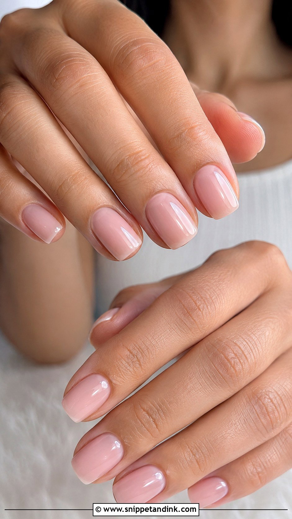 Clean Girl Bridal Nails - Snippet and Ink - 30 Bridal Nail Ideas
