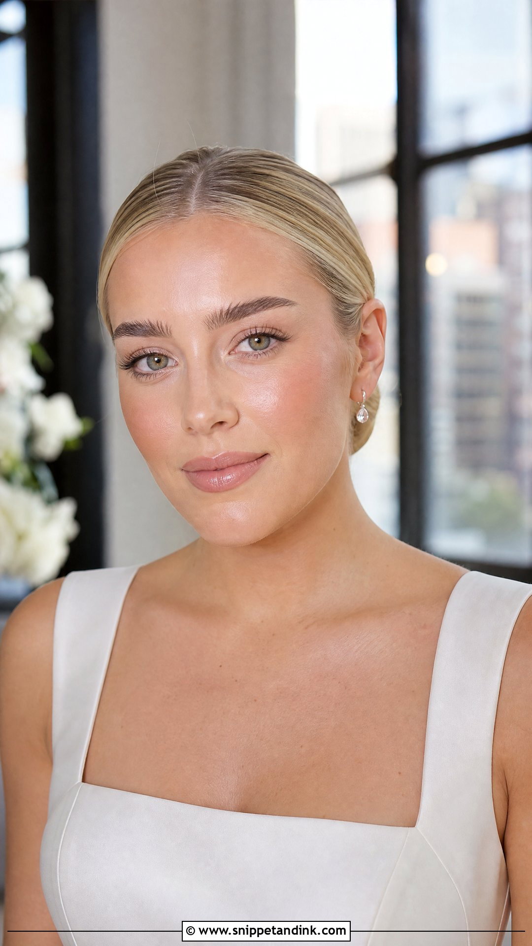 Clean Girl Bride Makeup - Snippet and Ink - 20 No Makeup Look Bride Ideas