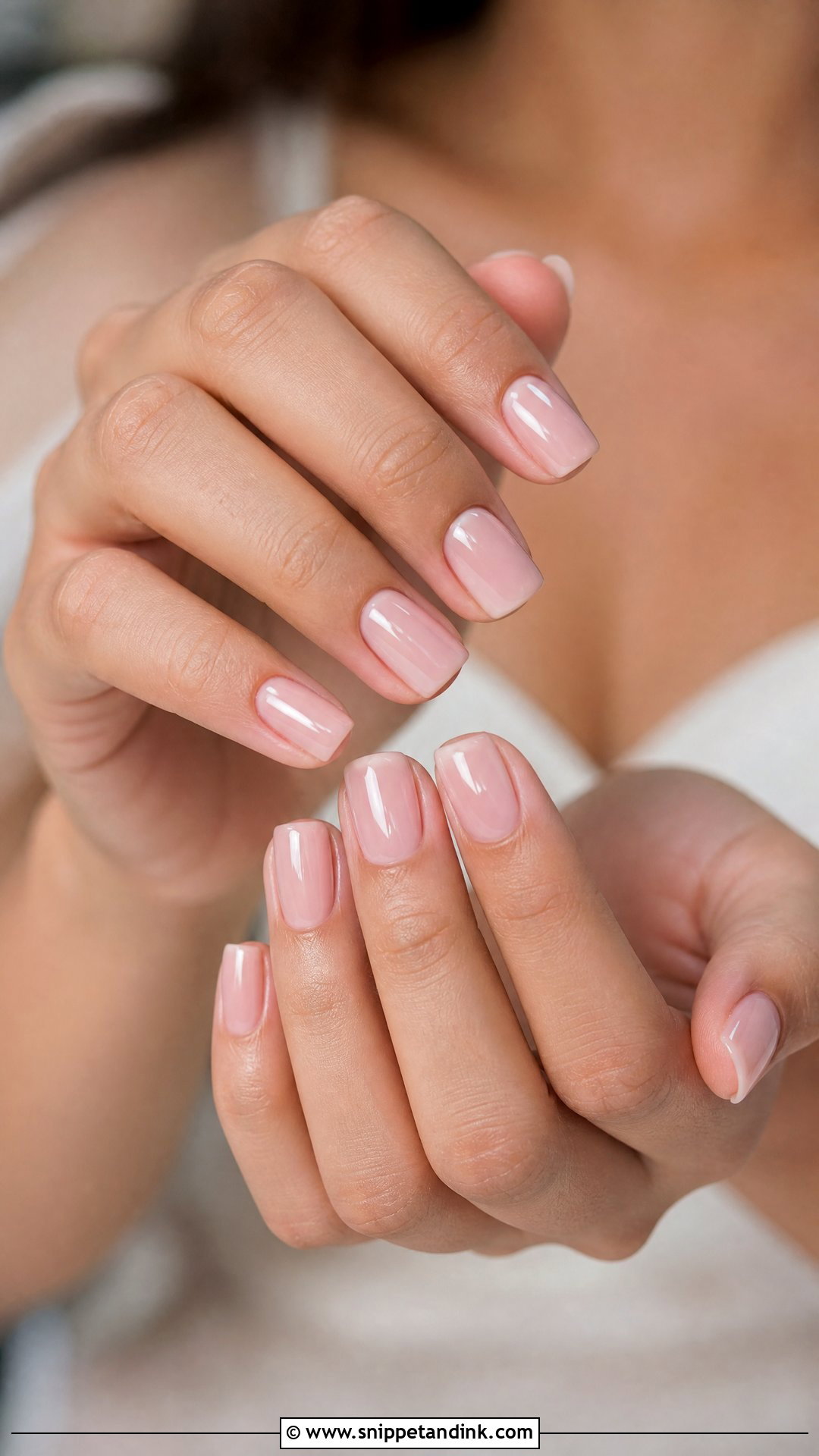 Clean Girl Bridesmaid Nails - Snippet and Ink - 25 Simple Bridesmaid Wedding Nails